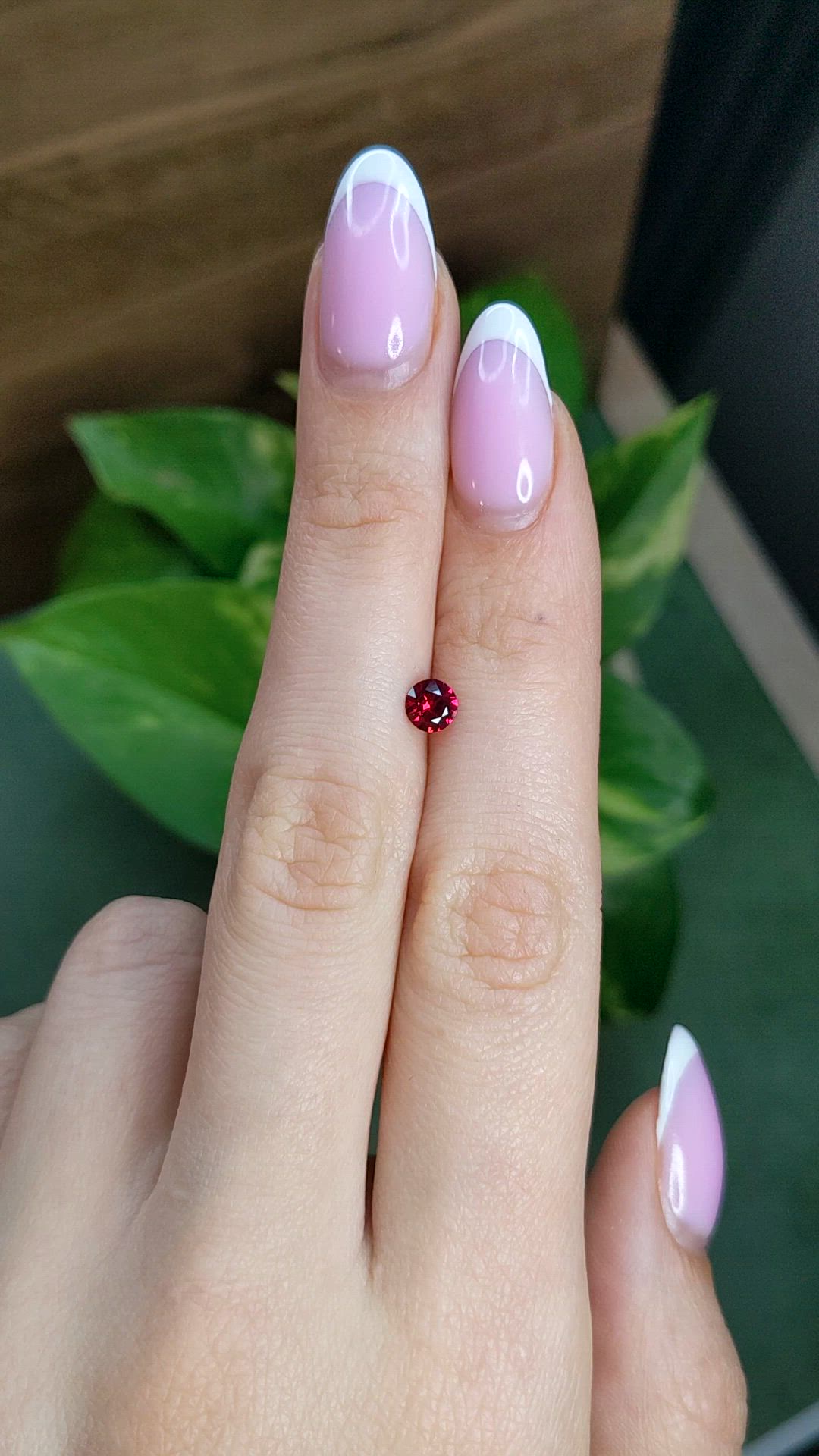 0.48 Ct. Ruby from Mozambique Size Video