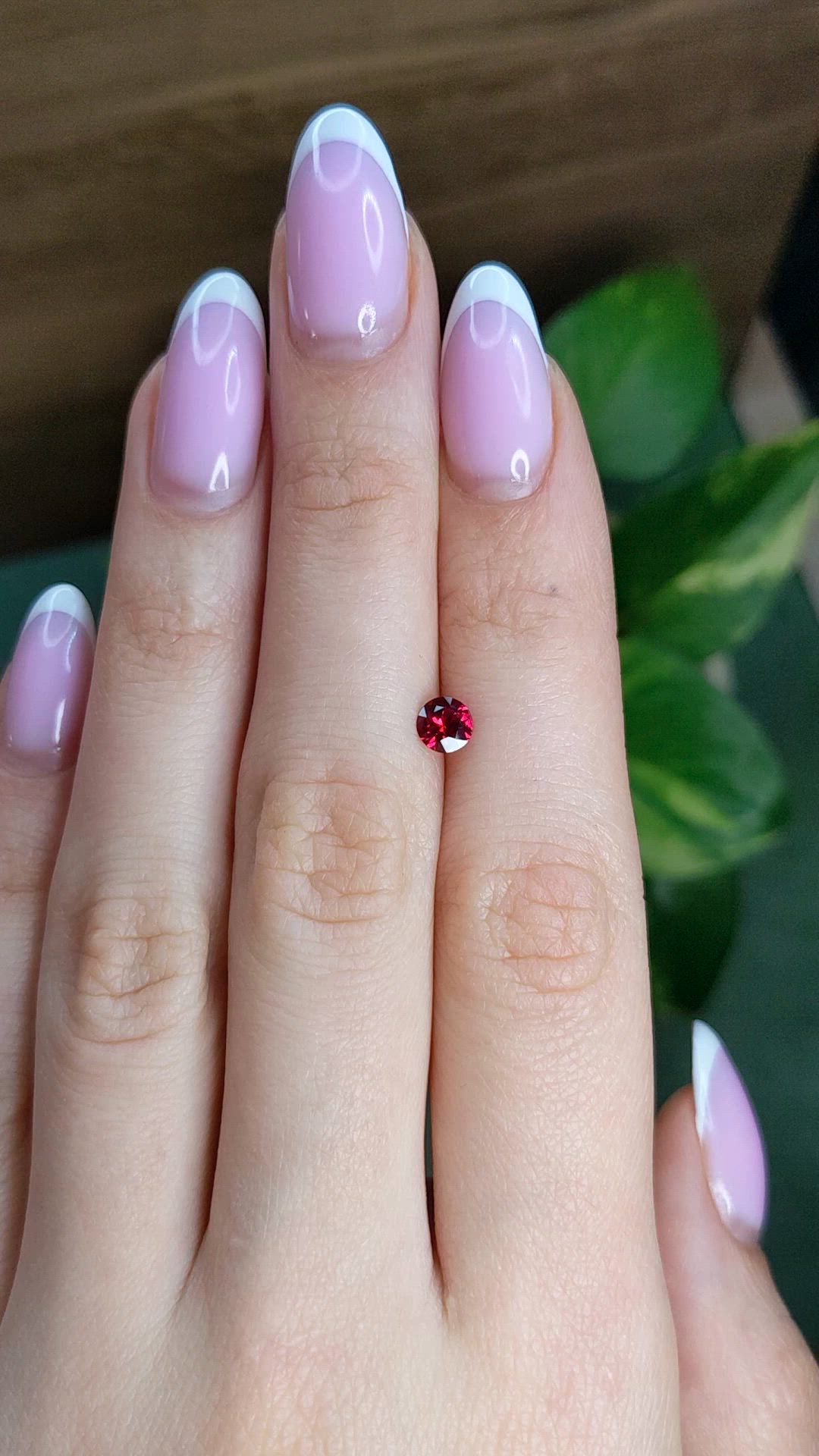 0.48 Ct. Ruby from Mozambique Size Video