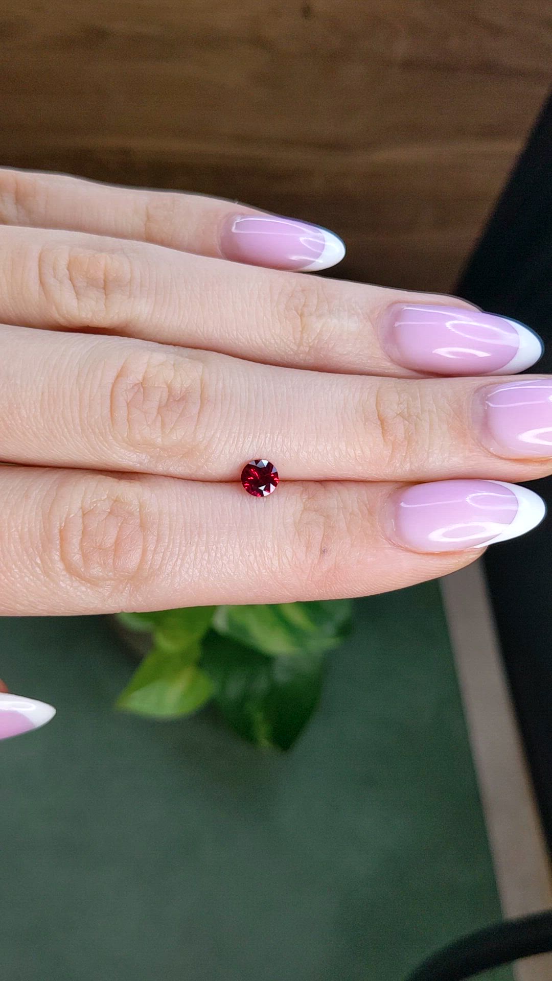 0.48 Ct. Ruby from Mozambique Size Video