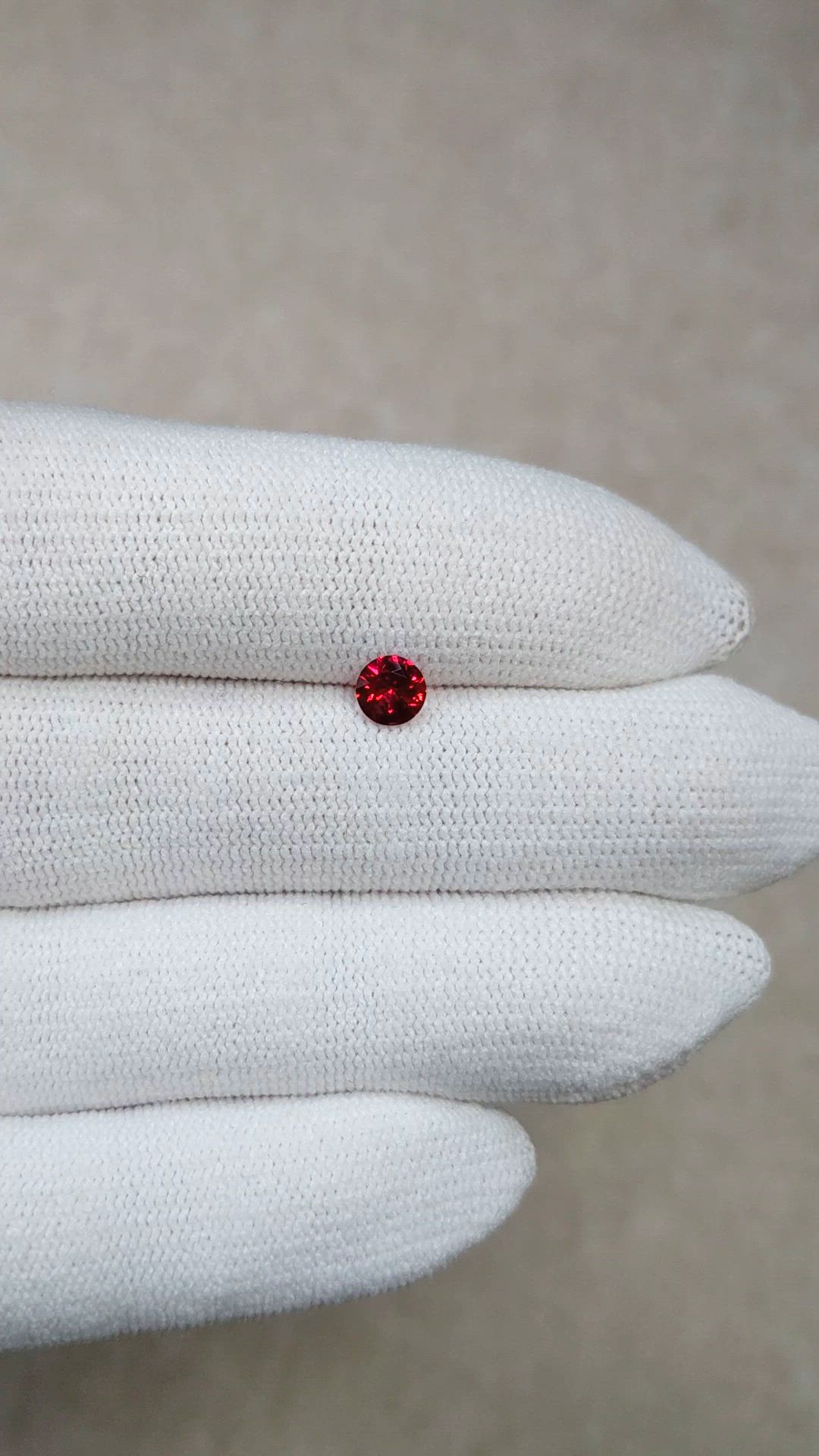 0.48 Ct. Ruby from Mozambique Size Video