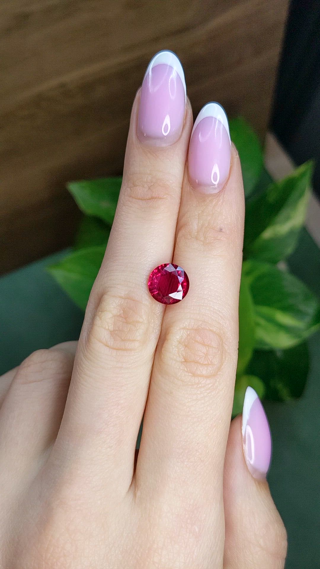 3.54 Ct. Ruby from Mozambique Size Video