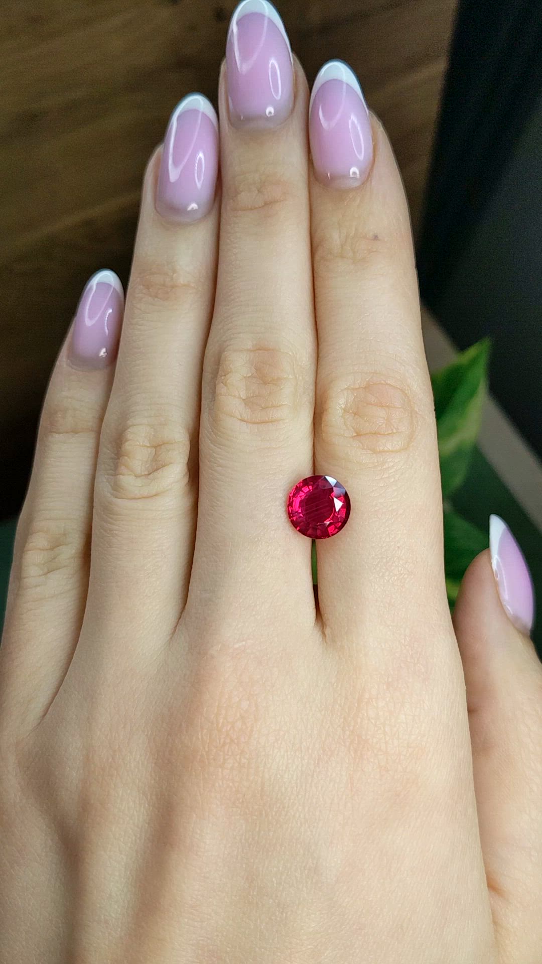 3.54 Ct. Ruby from Mozambique Size Video