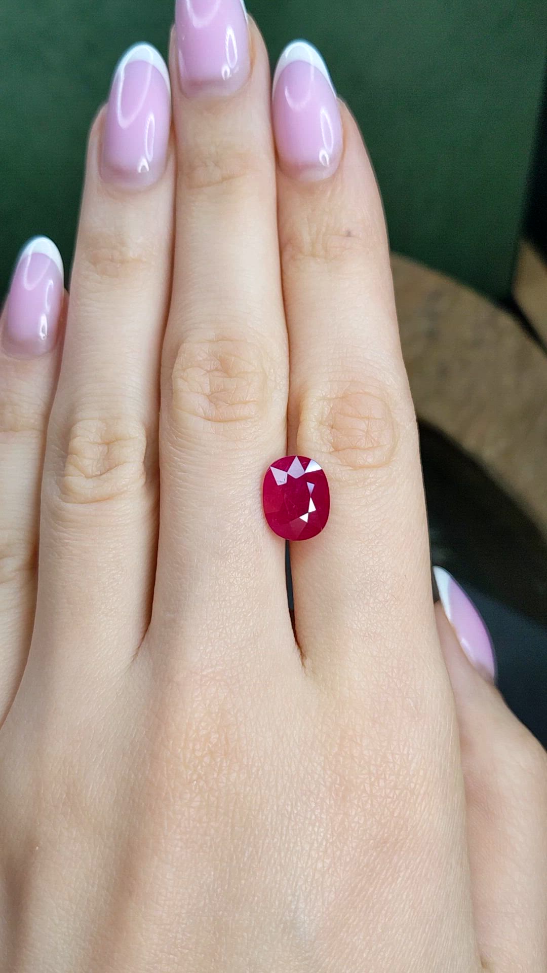 4.46 Ct. Ruby from Mozambique Size Video