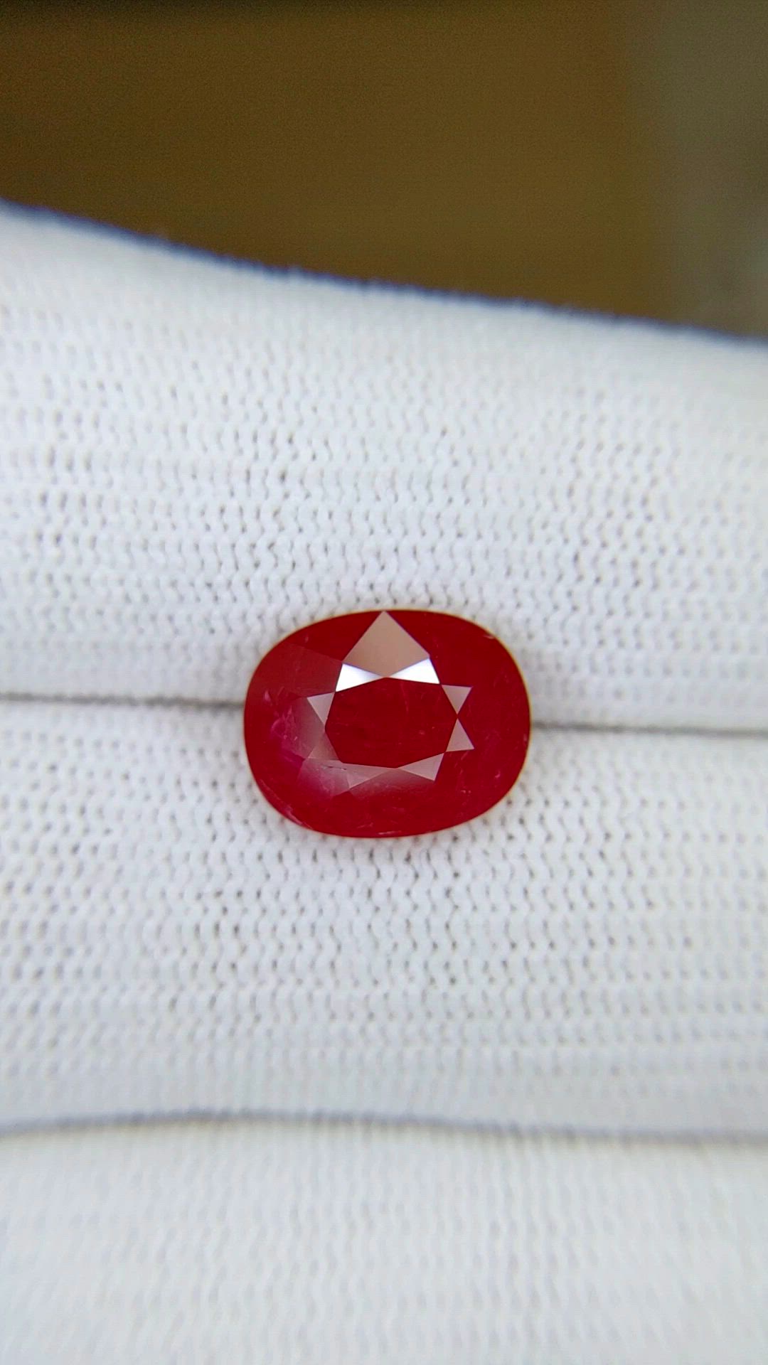 4.46 Ct. Ruby from Mozambique Size Video