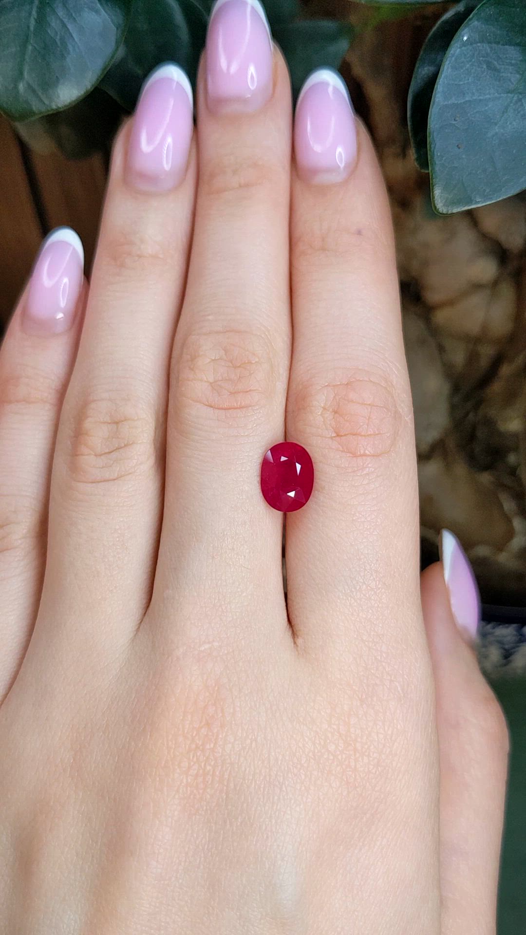 3.24 Ct. Ruby from Mozambique Size Video