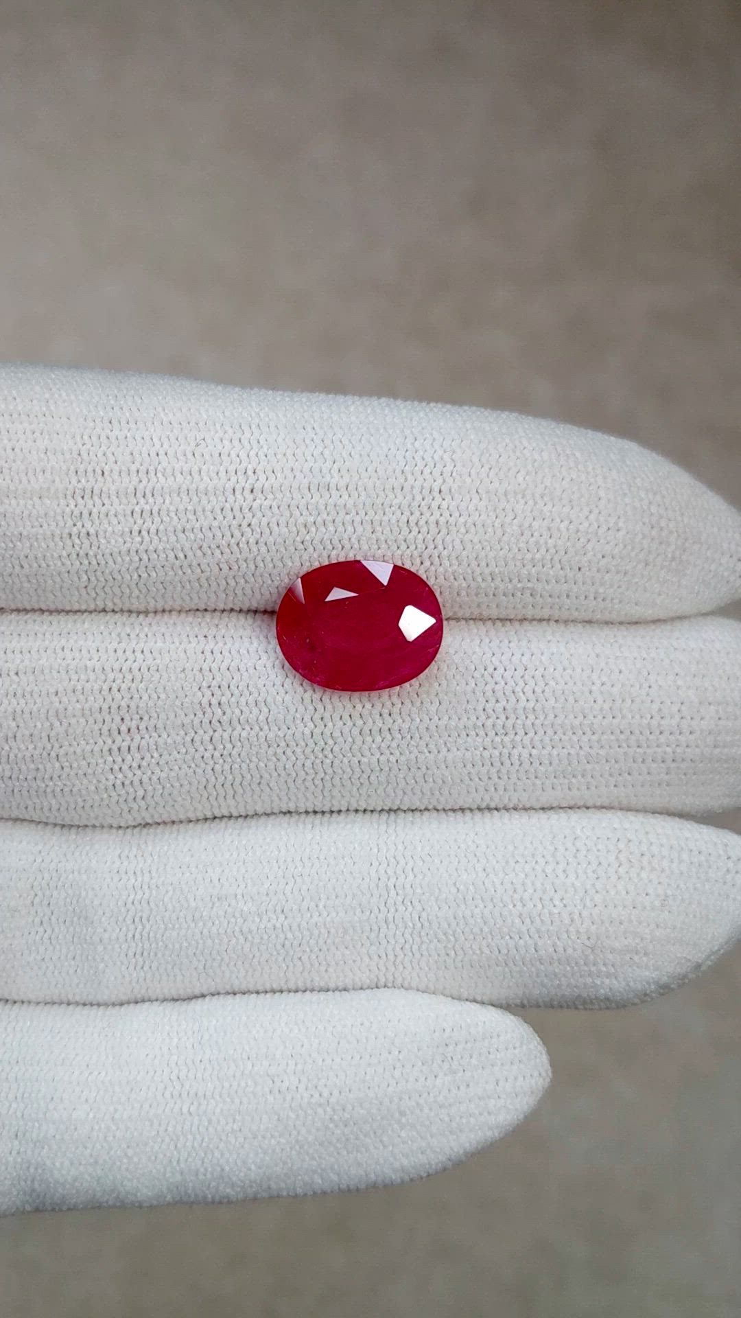 5.09 Ct. Ruby from Mozambique Size Video