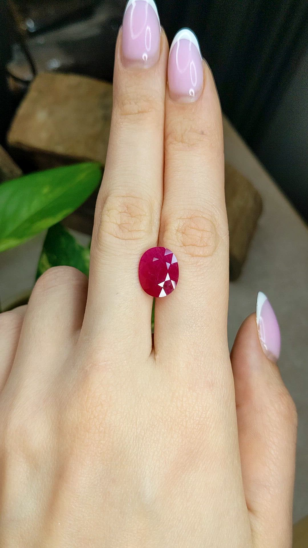 5.09 Ct. Ruby from Mozambique Size Video