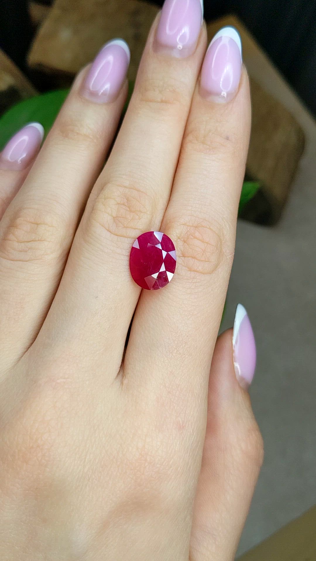 5.09 Ct. Ruby from Mozambique Size Video