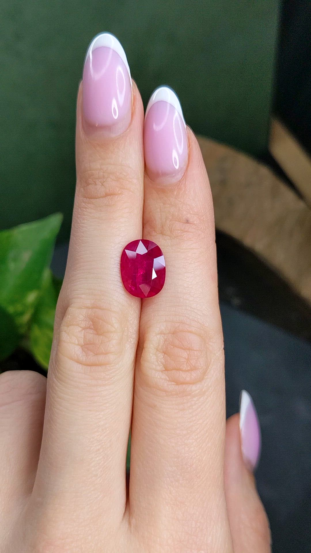 4.09 Ct. Ruby from Mozambique Size Video