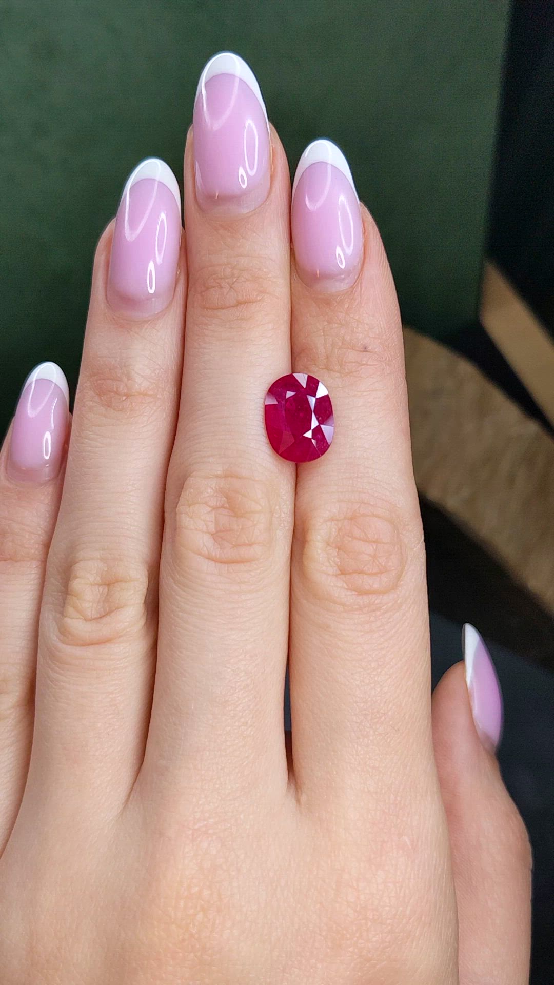 4.09 Ct. Ruby from Mozambique Size Video