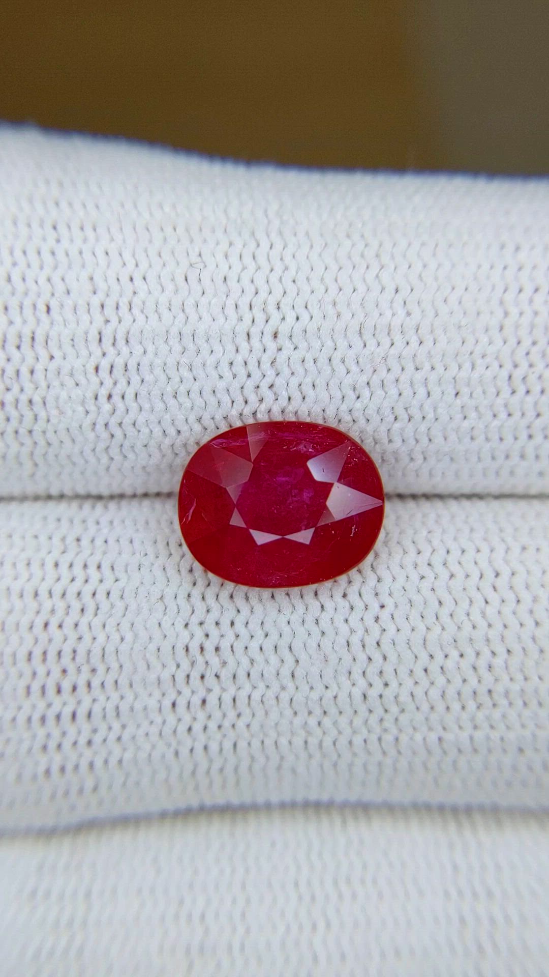 3.87 Ct. Ruby from Mozambique Size Video