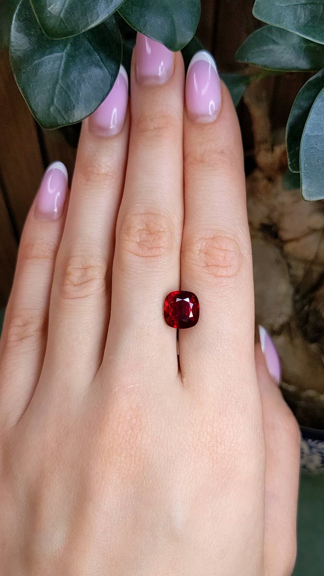 5.31 Ct. Ruby from Mozambique Size Video