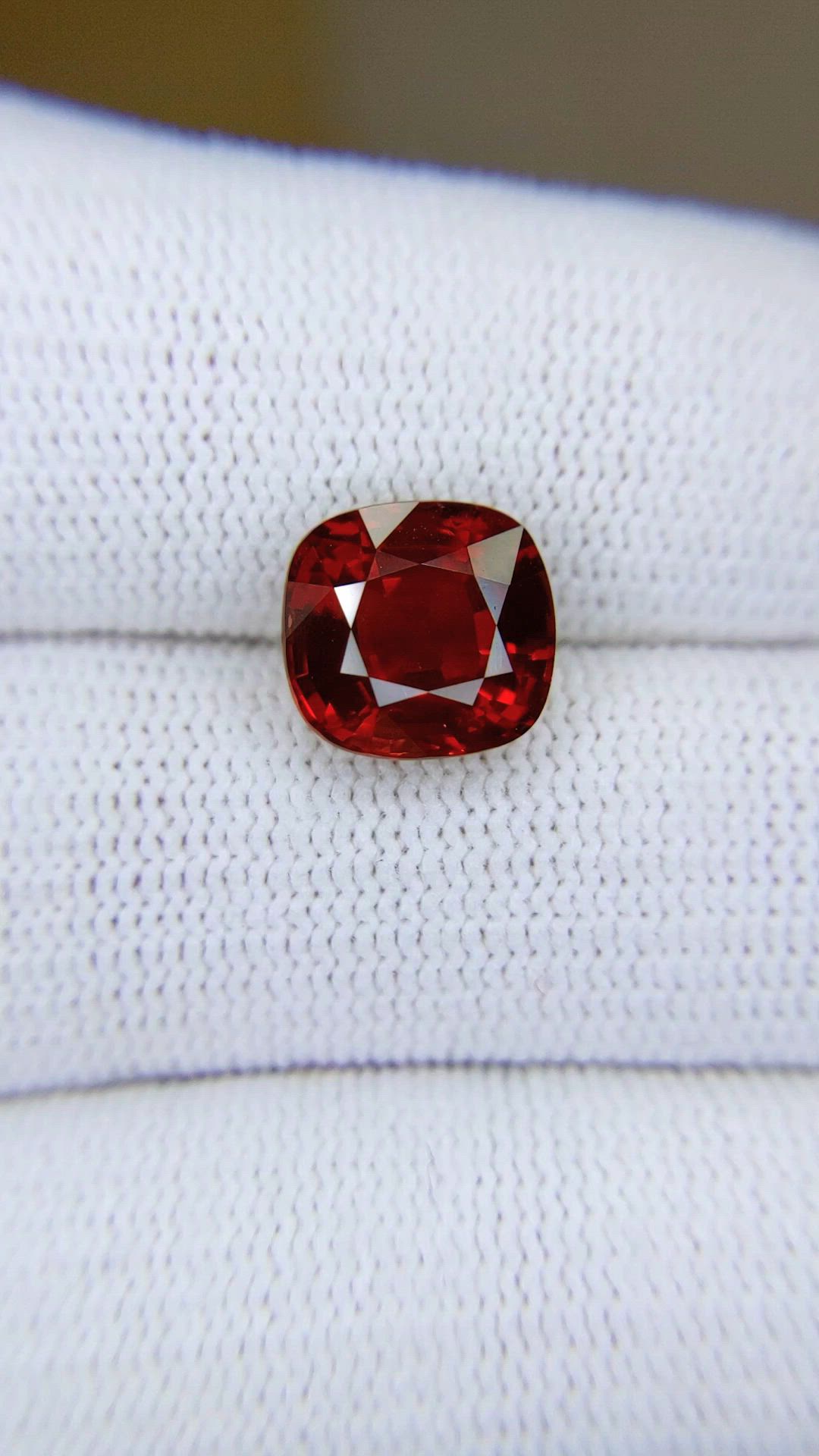 5.31 Ct. Ruby from Mozambique Size Video