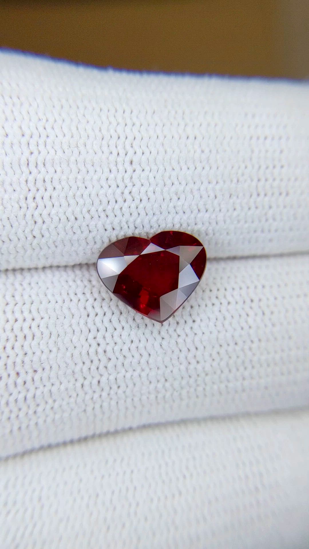 3.08 Ct. Ruby from Mozambique Size Video