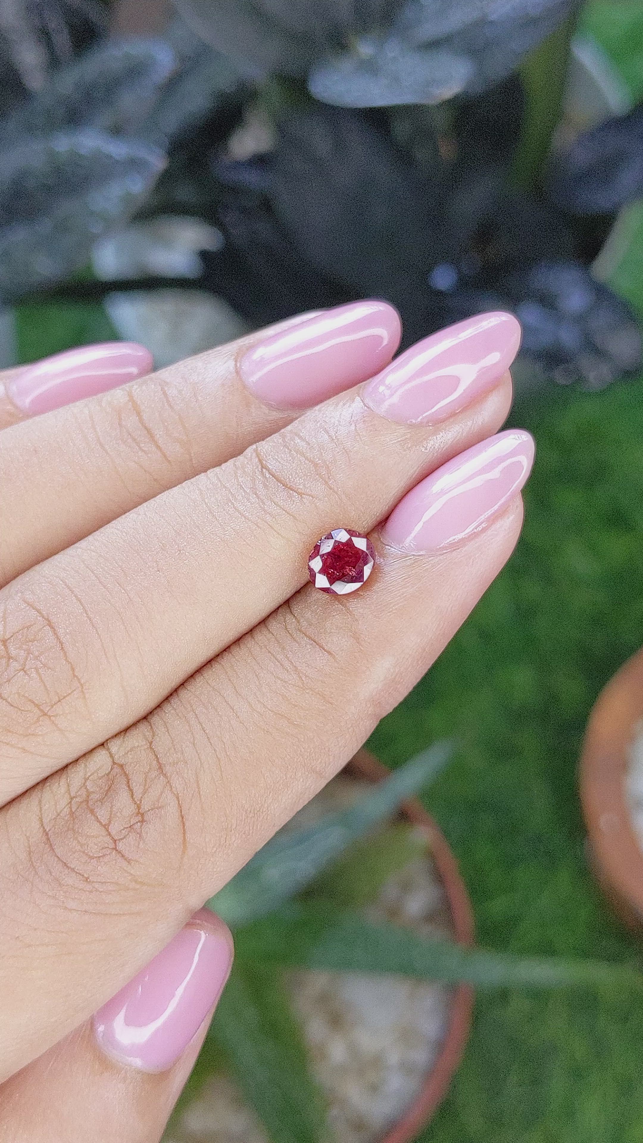 1.09 Ct. Ruby from Madagascar Size Video