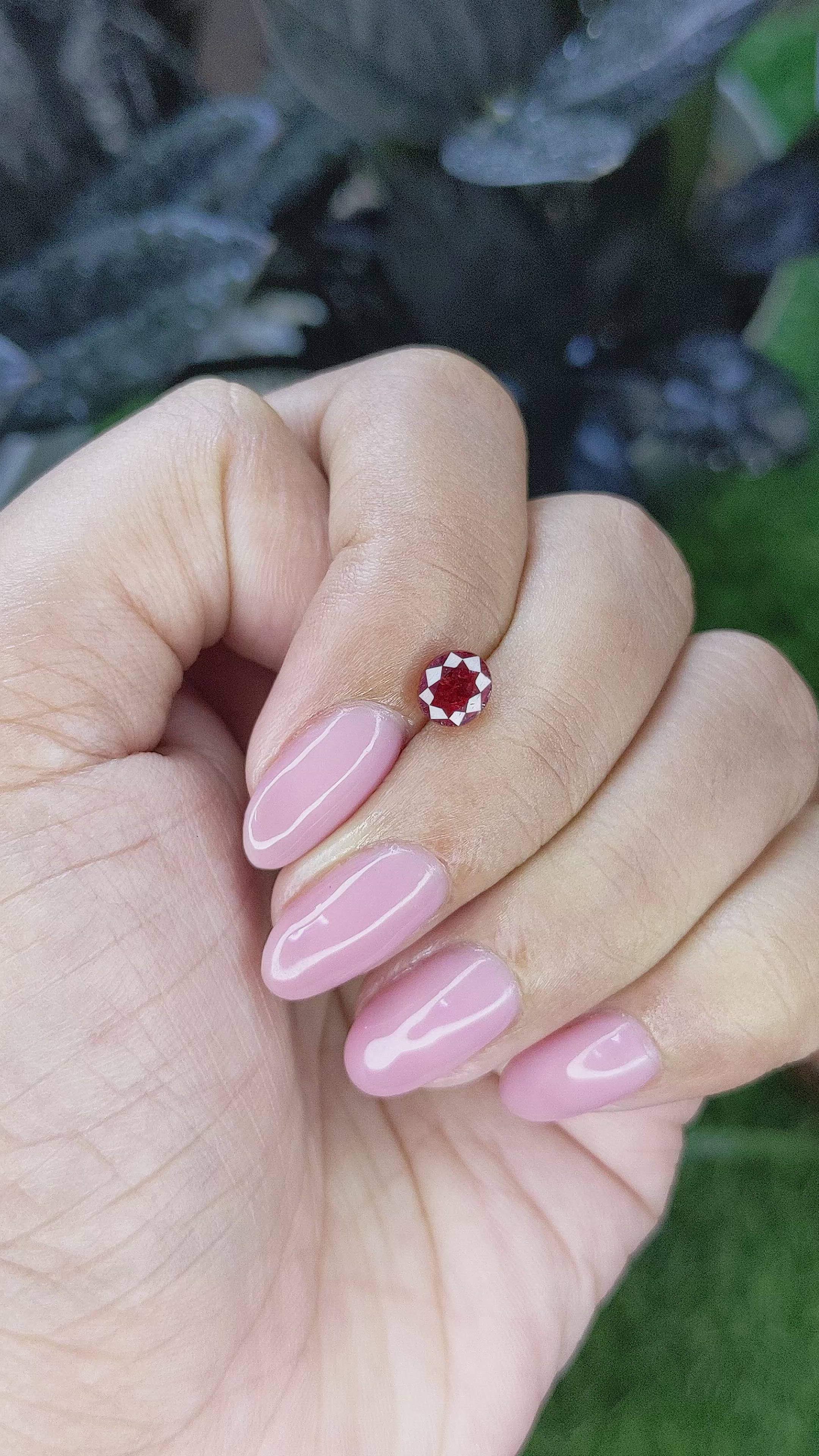 1.09 Ct. Ruby from Madagascar Size Video