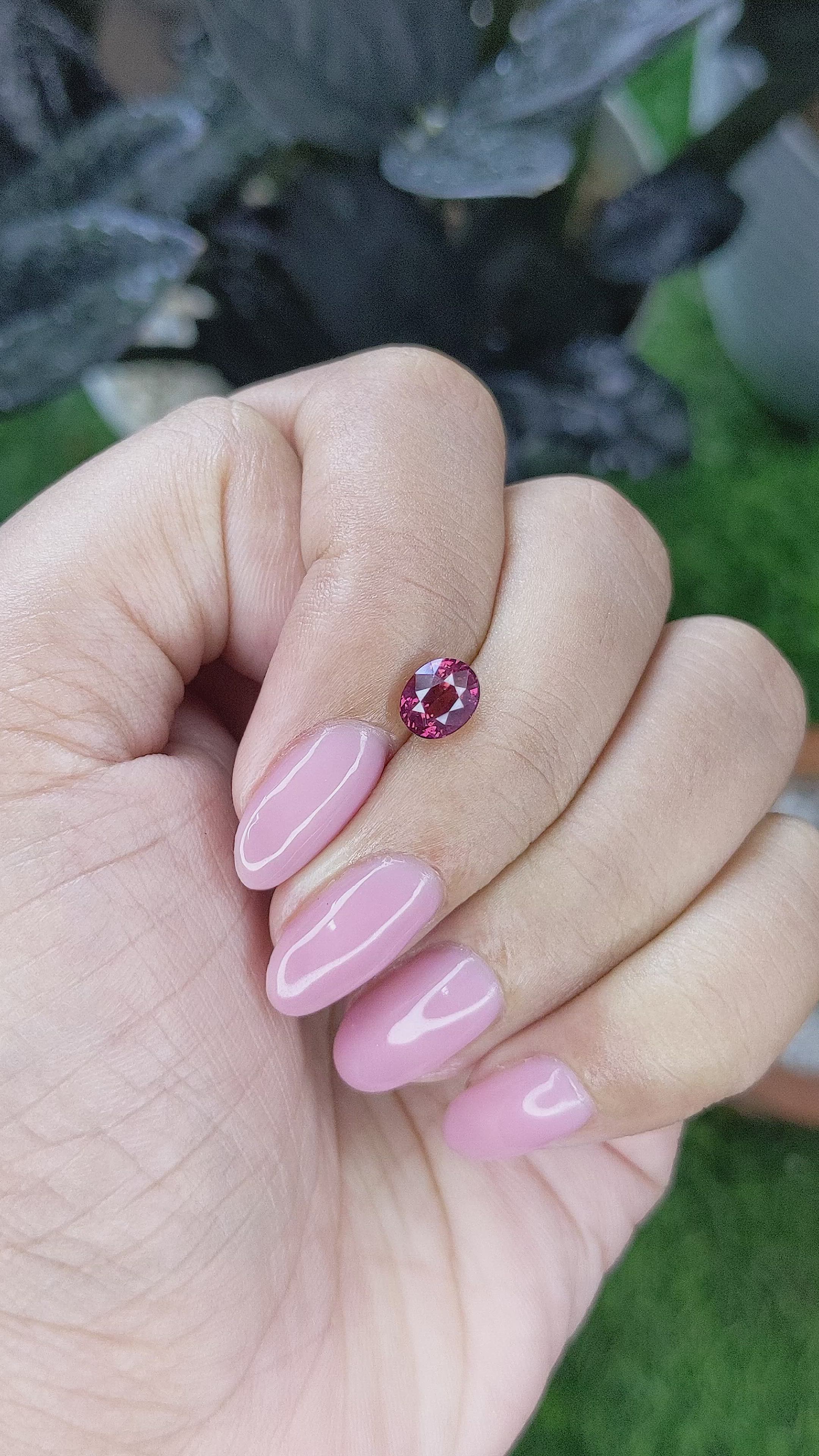 1.18 Ct. Pinkish Red Ruby from Madagascar Size Video