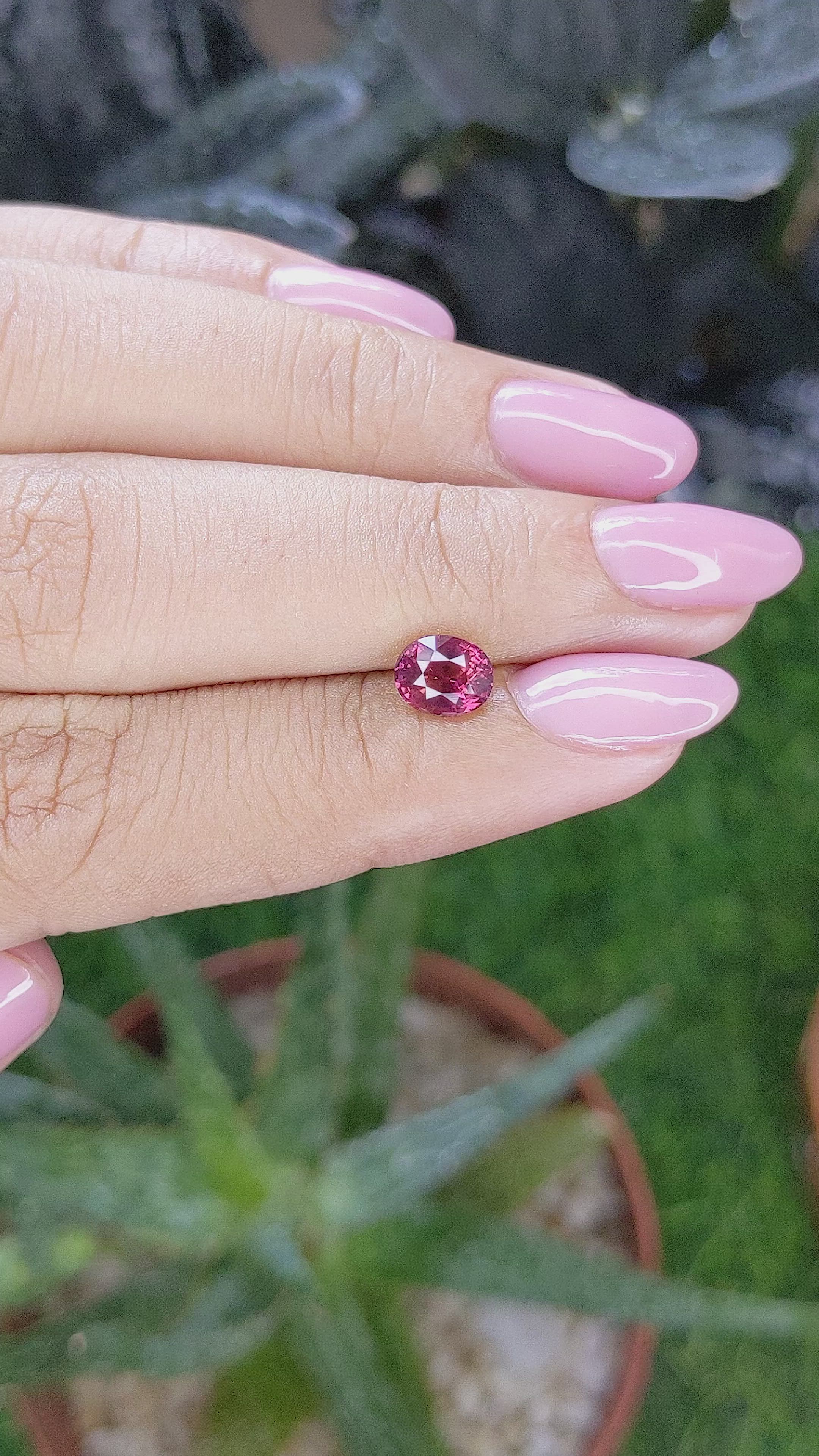 1.18 Ct. Pinkish Red Ruby from Madagascar Size Video