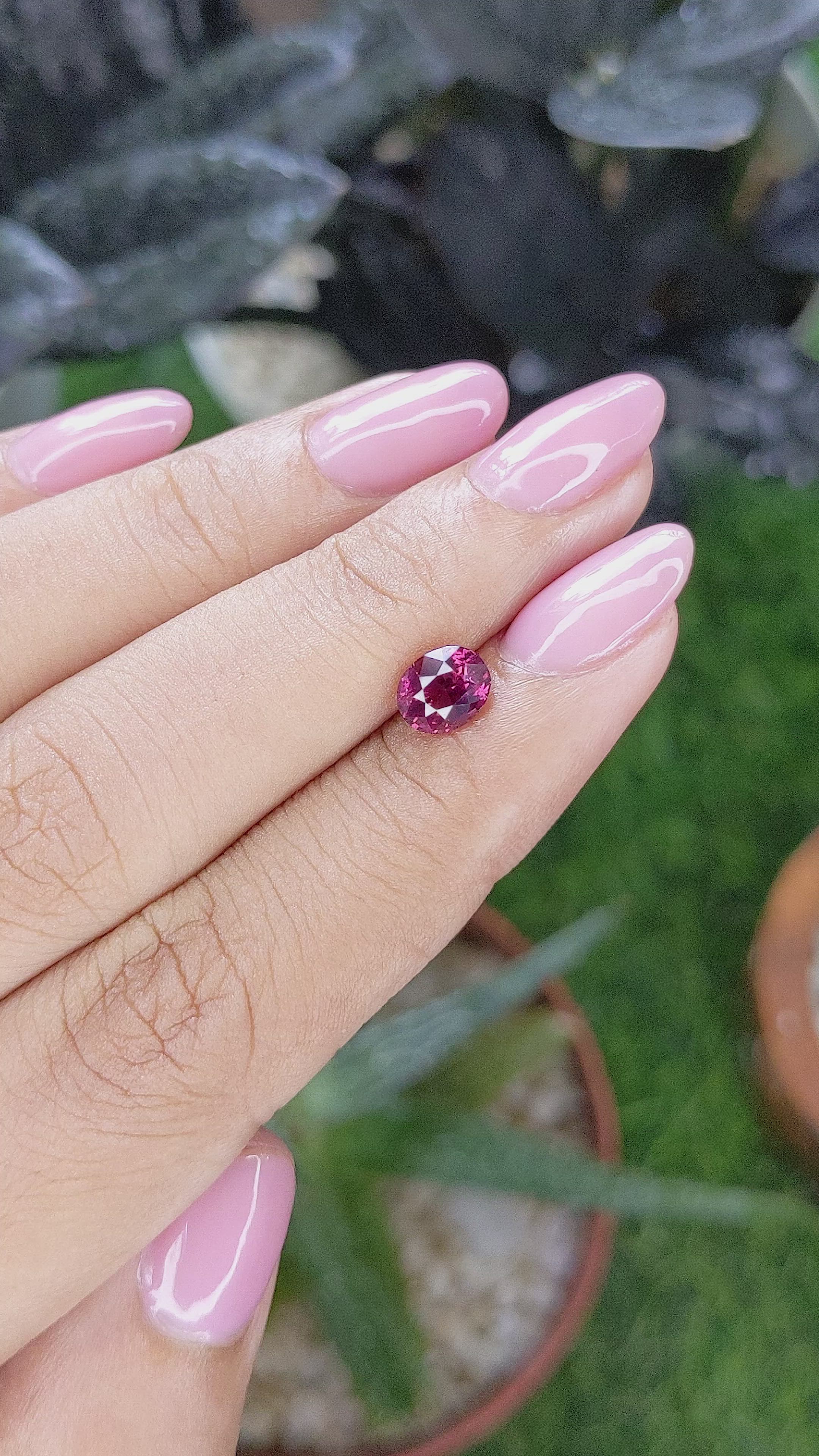 1.18 Ct. Pinkish Red Ruby from Madagascar Size Video
