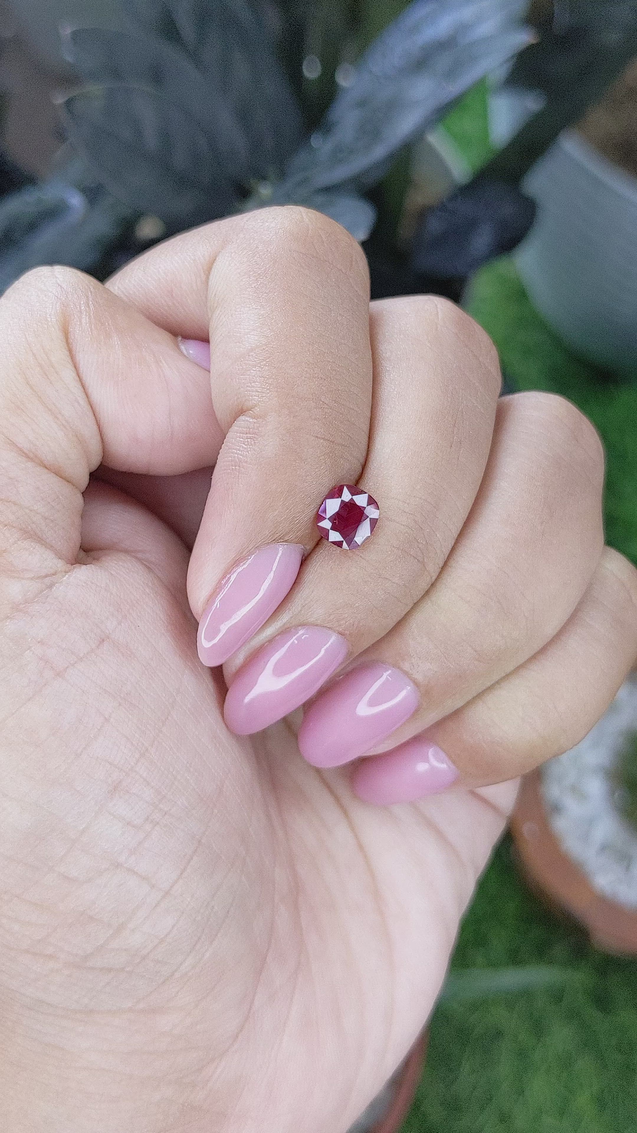 0.86 Ct. Ruby from Madagascar Size Video