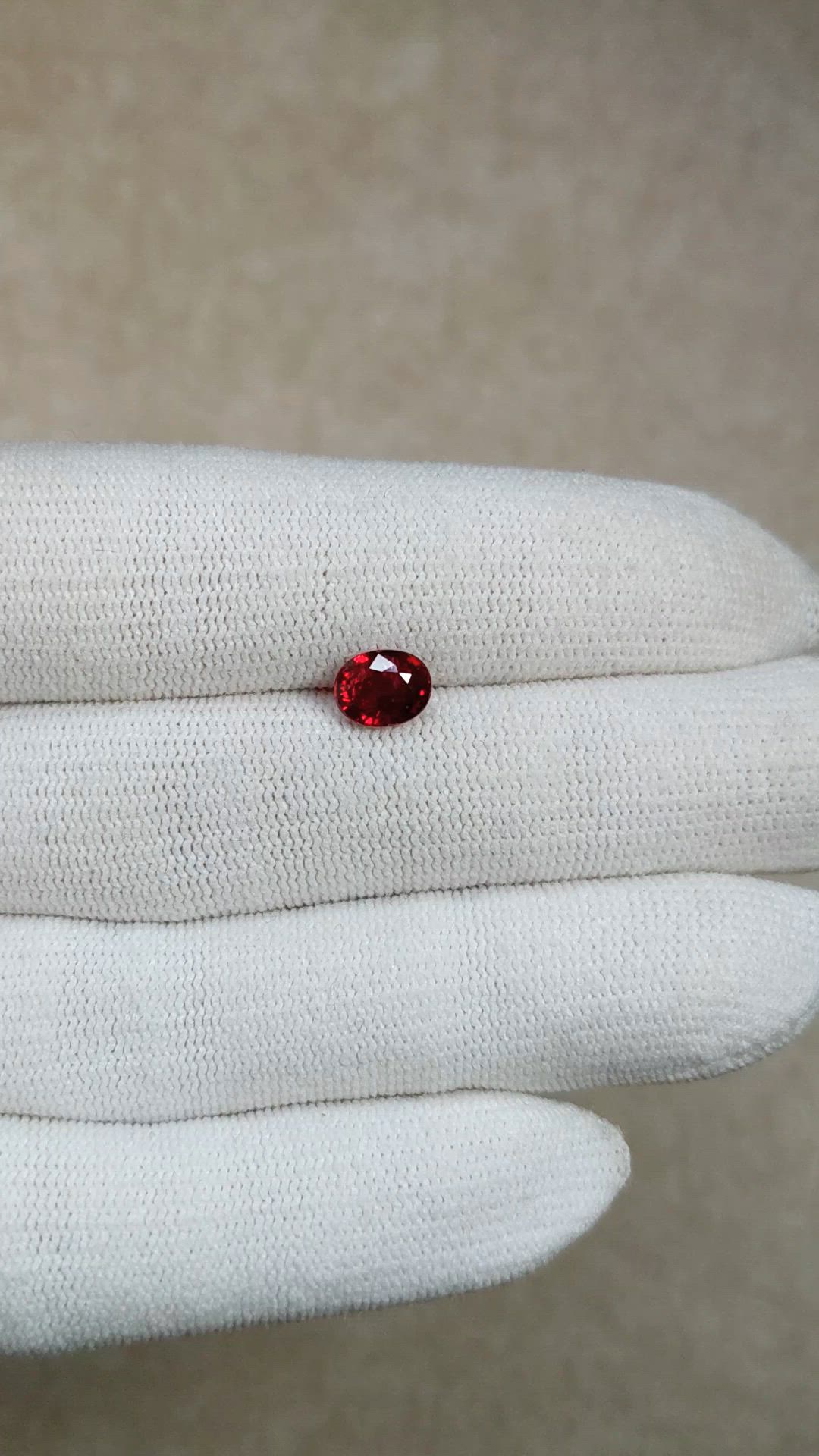 1.73 Ct. Ruby from Mozambique Size Video