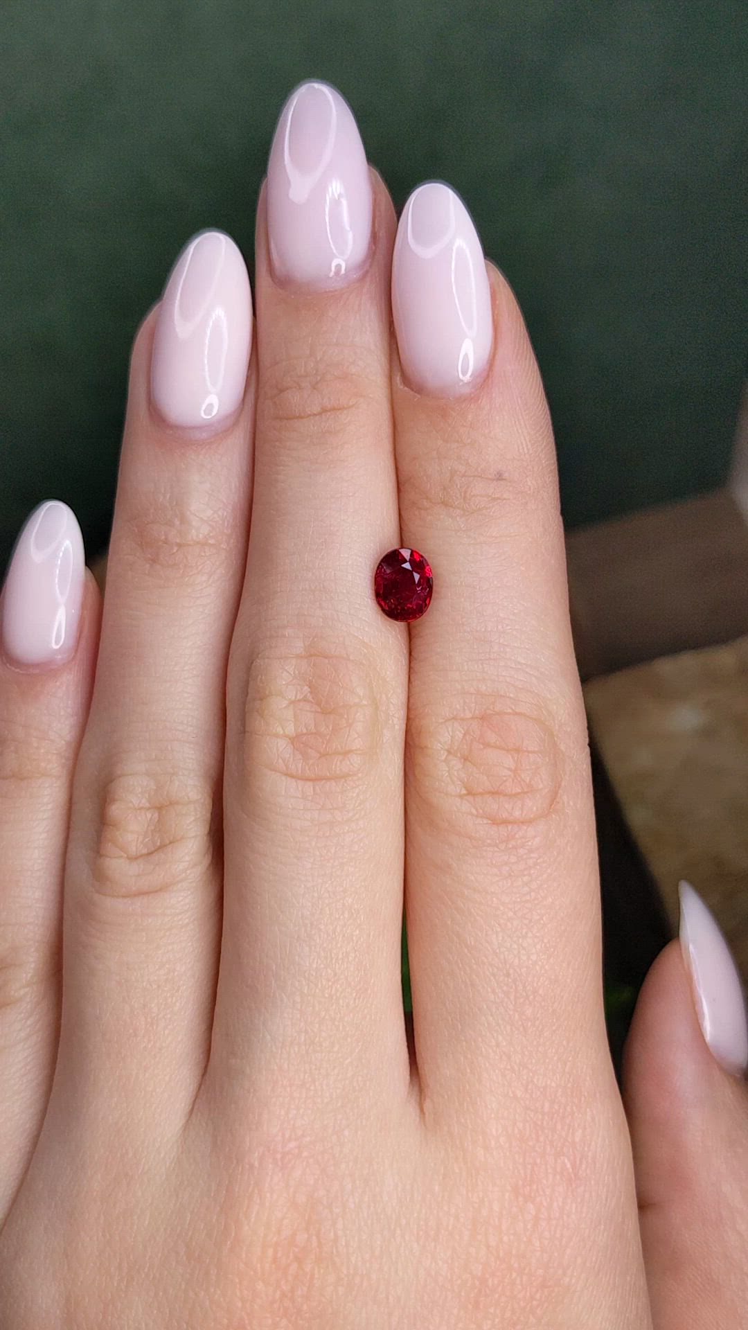 1.73 Ct. Ruby from Mozambique Size Video