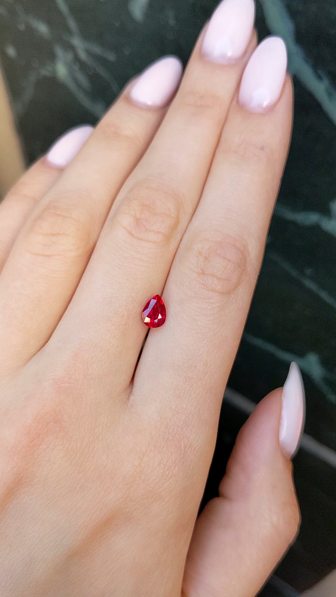 1.24 Ct. Ruby from Burma (Myanmar) Size Video