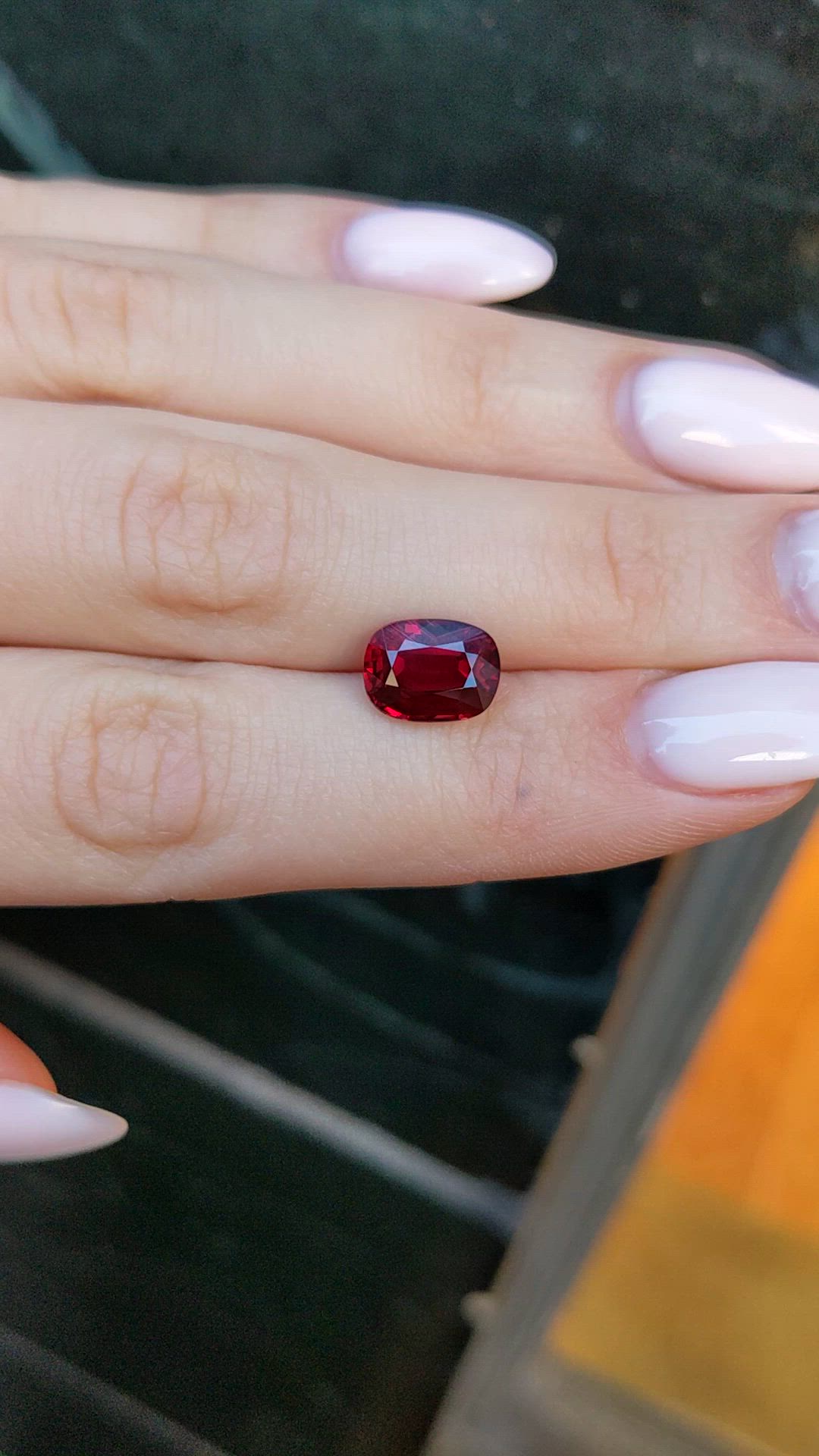 4.02 Ct. Ruby from Mozambique Size Video