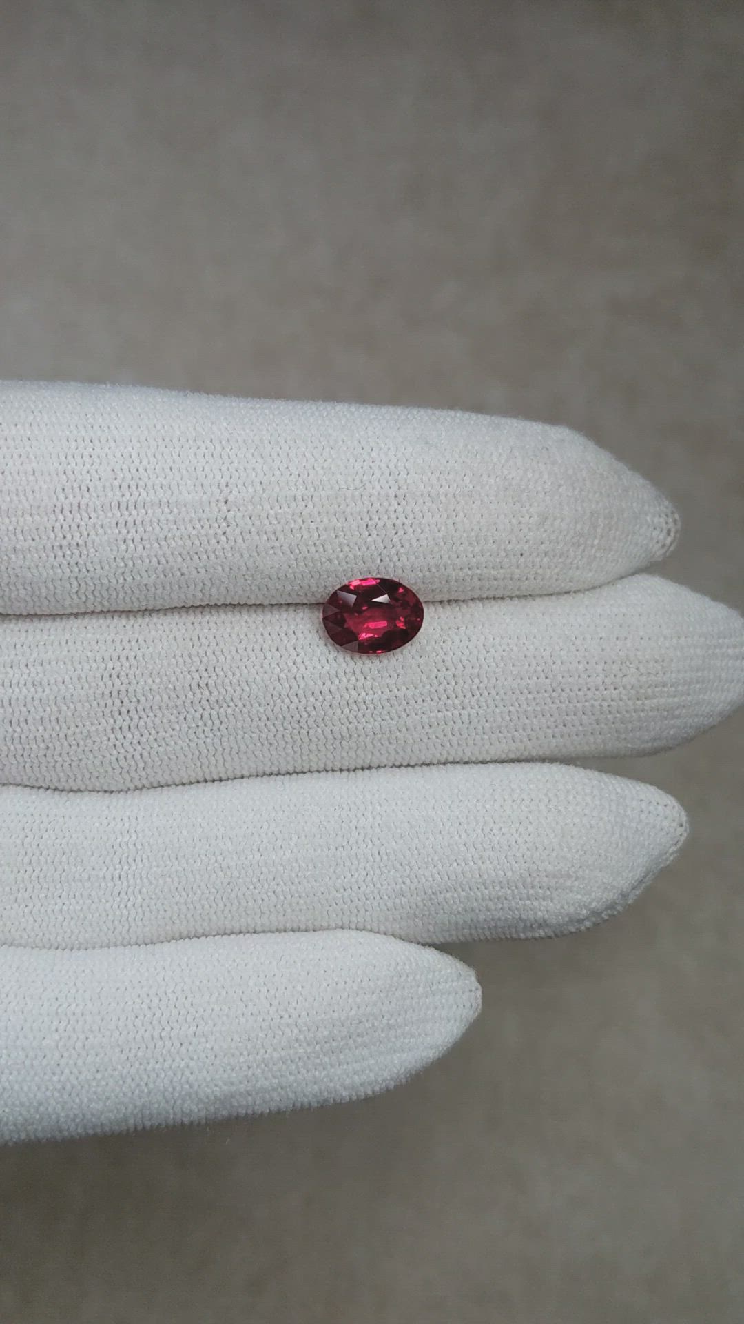2.13 Ct. Ruby from Mozambique Size Video