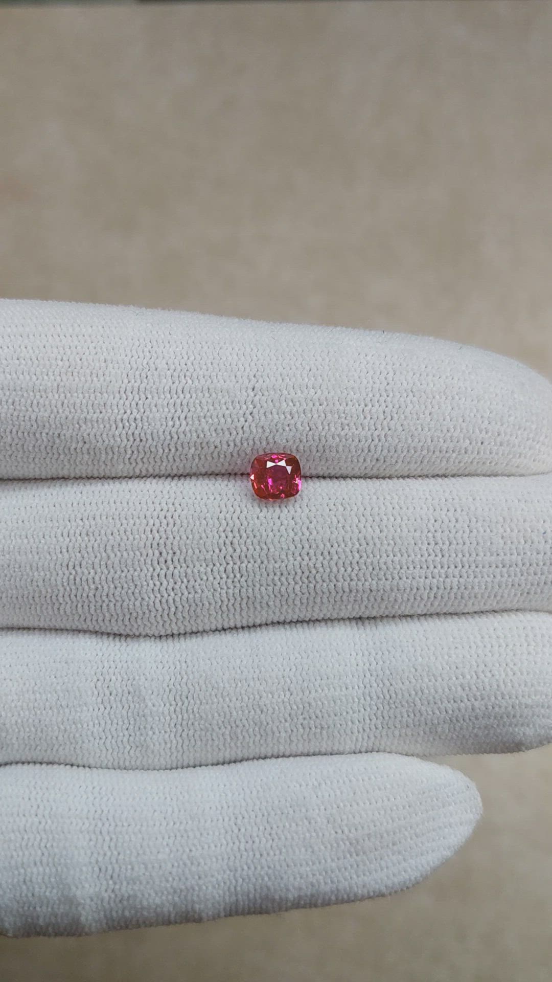 1.02 Ct. Ruby from Mozambique Size Video