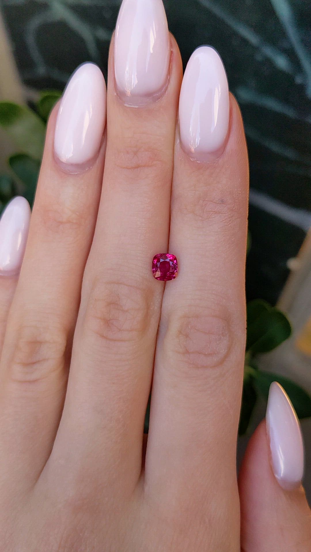 1.02 Ct. Ruby from Mozambique Size Video