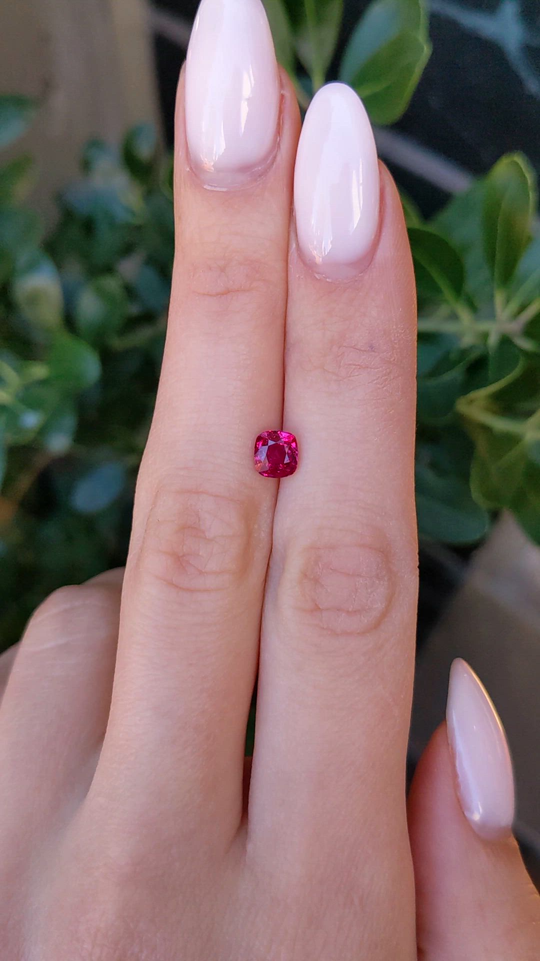 1.02 Ct. Ruby from Mozambique Size Video