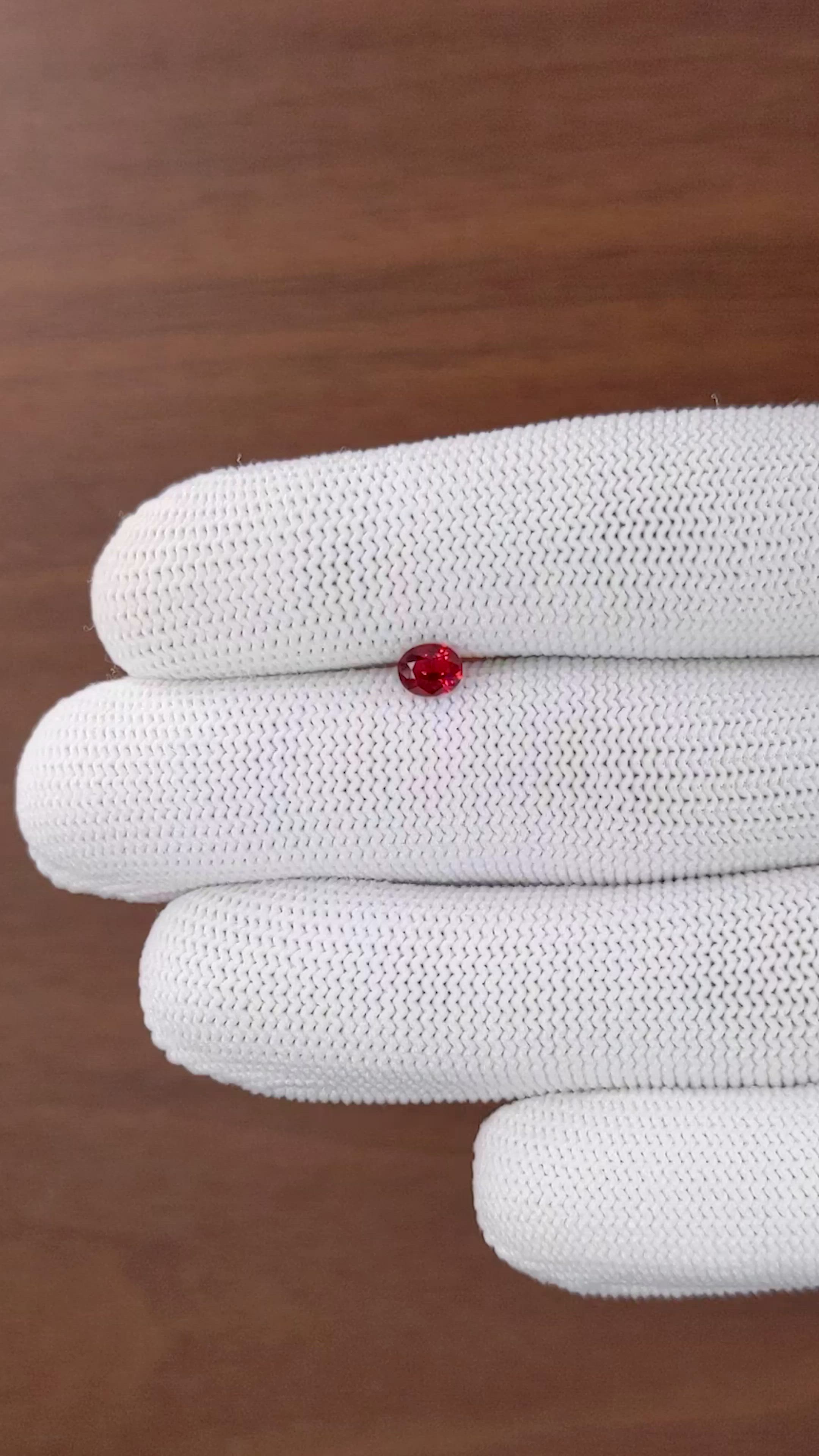 0.54 Ct. Ruby from Madagascar Size Video