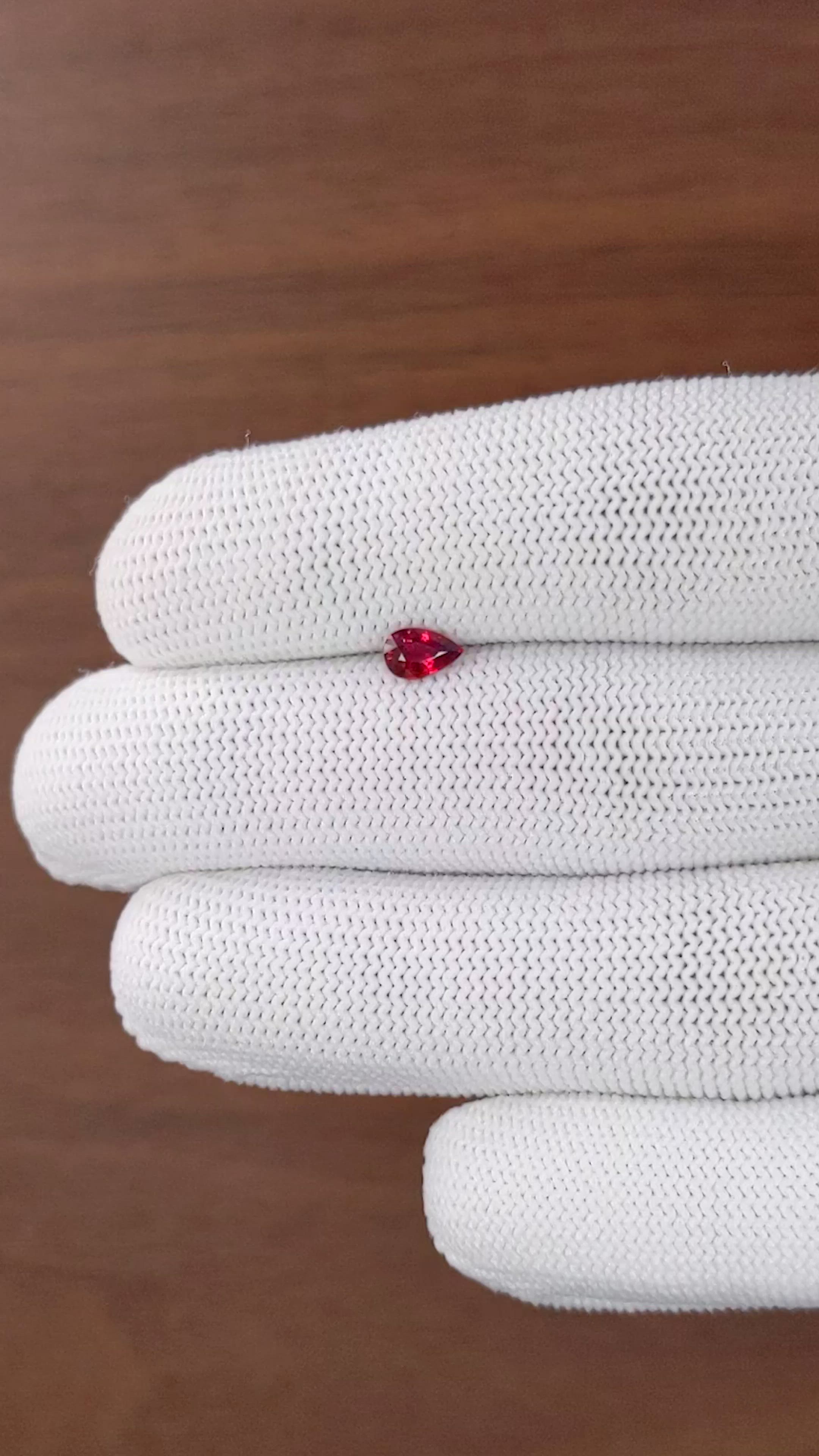 0.46 Ct. Ruby from Madagascar Size Video