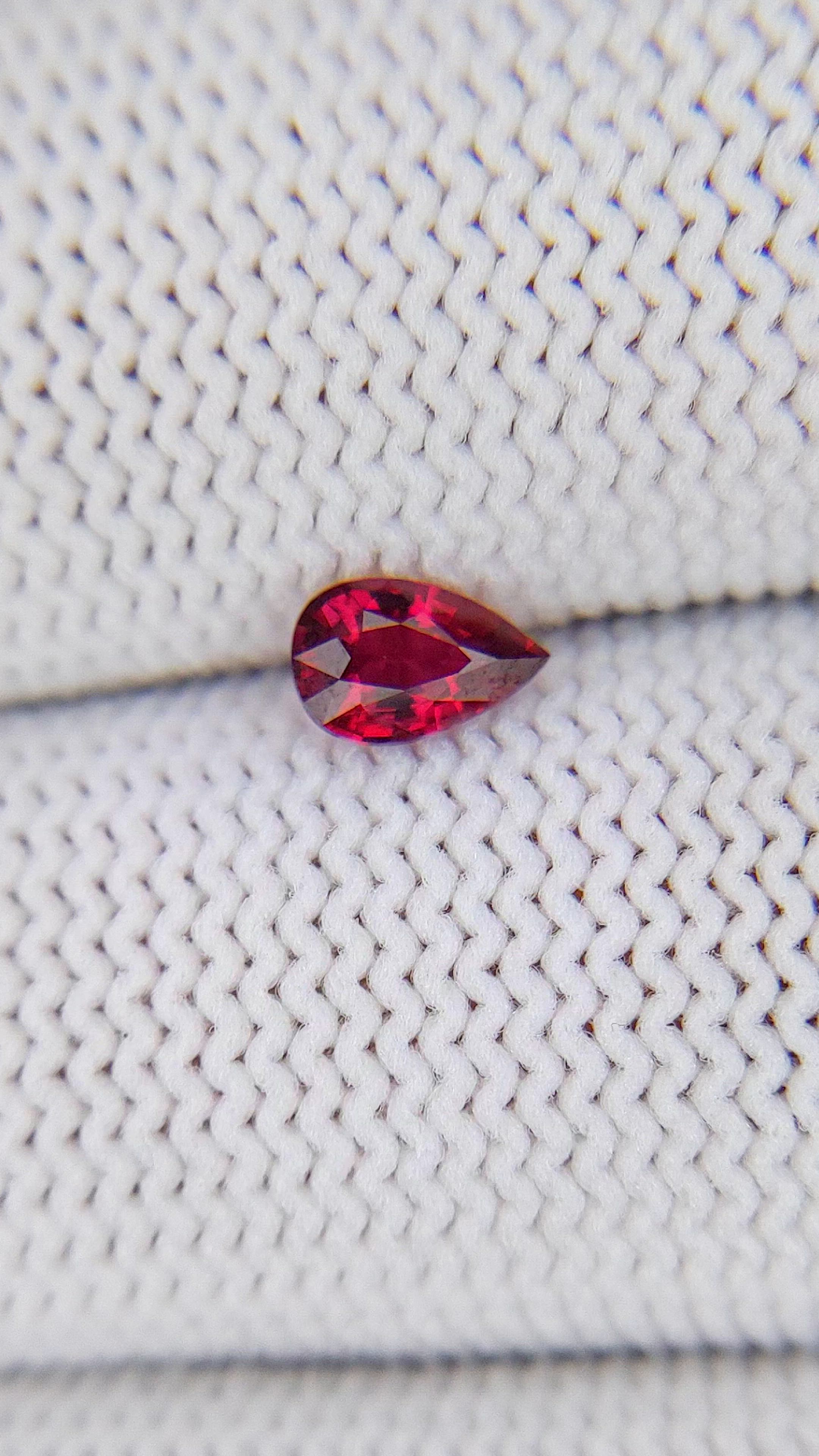 0.46 Ct. Ruby from Madagascar Size Video