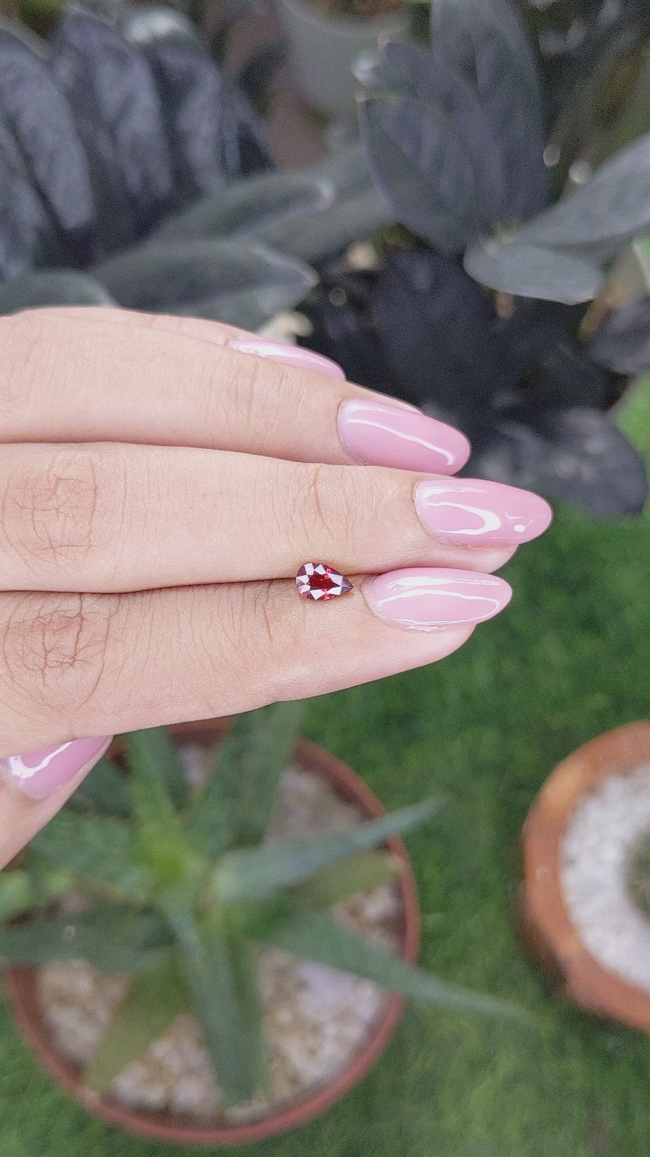 0.46 Ct. Ruby from Madagascar Size Video