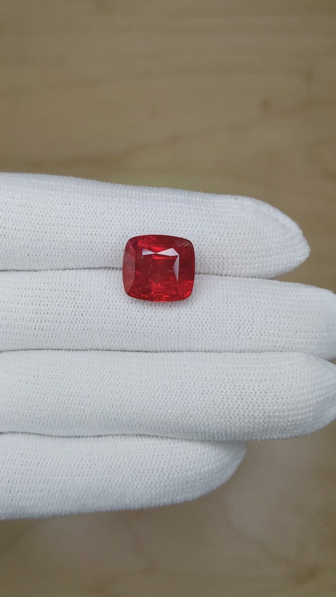 12.24 Ct. Ruby from Mozambique Size Video