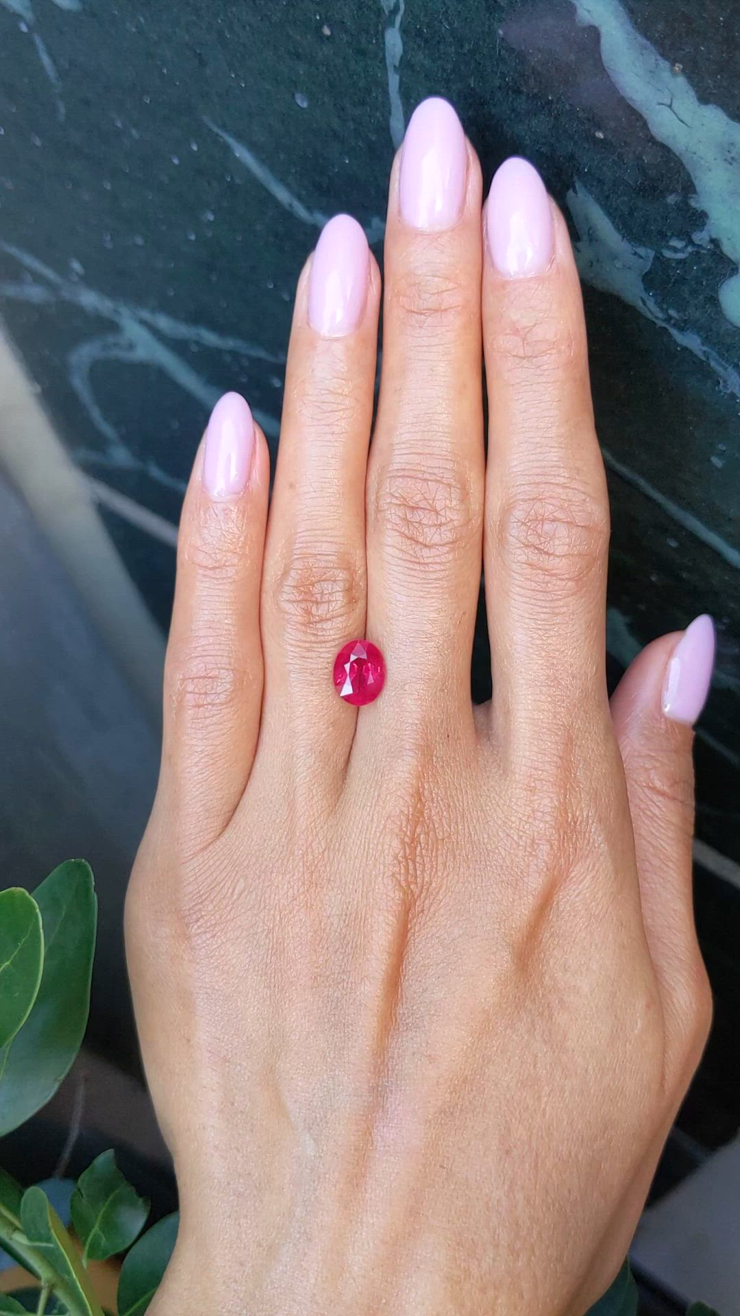 3.01 Ct. Ruby from Burma (Myanmar) Size Video