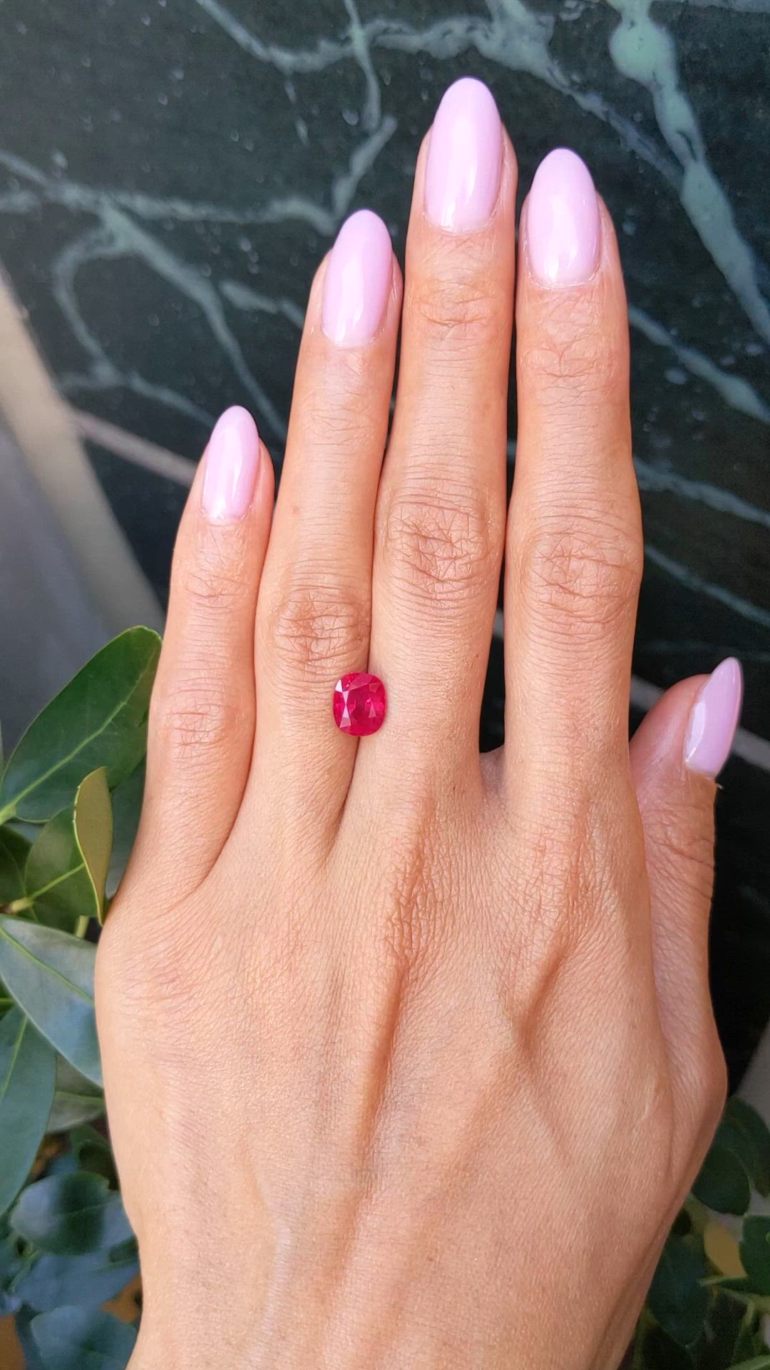 2.52 Ct. Ruby from Burma (Myanmar) Size Video