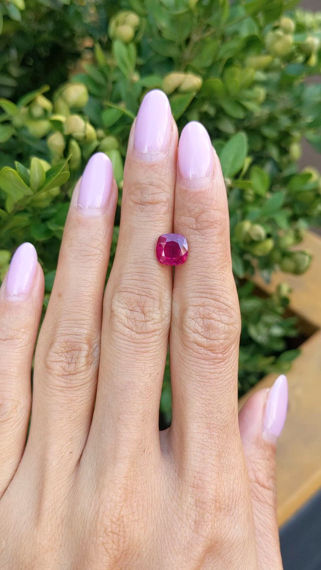 2.76 Ct. Ruby from Burma (Myanmar) Size Video