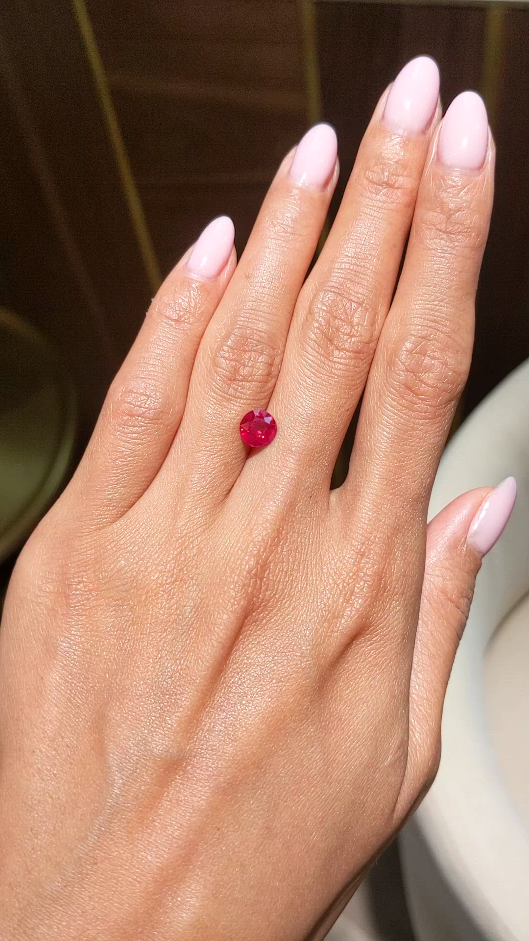 1.49 Ct. Ruby from Burma (Myanmar) Size Video