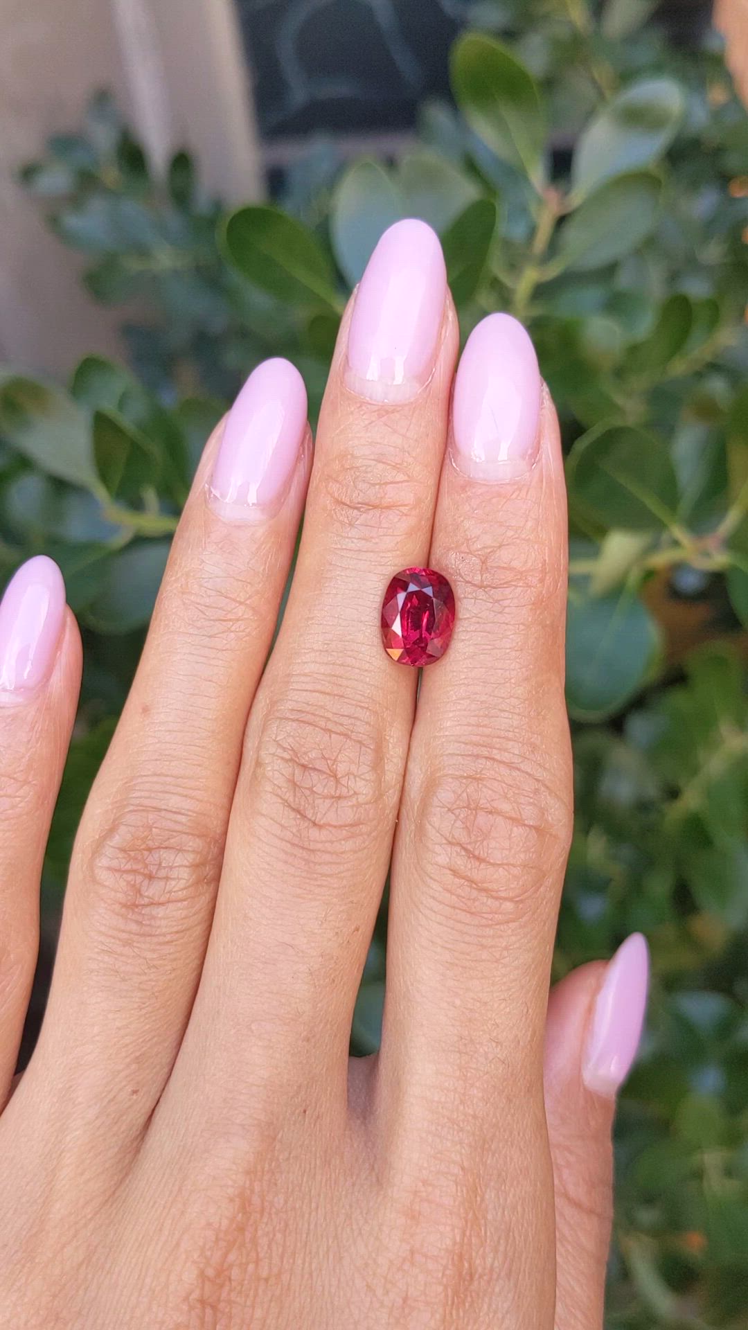 3.07 Ct. Ruby from Mozambique Size Video