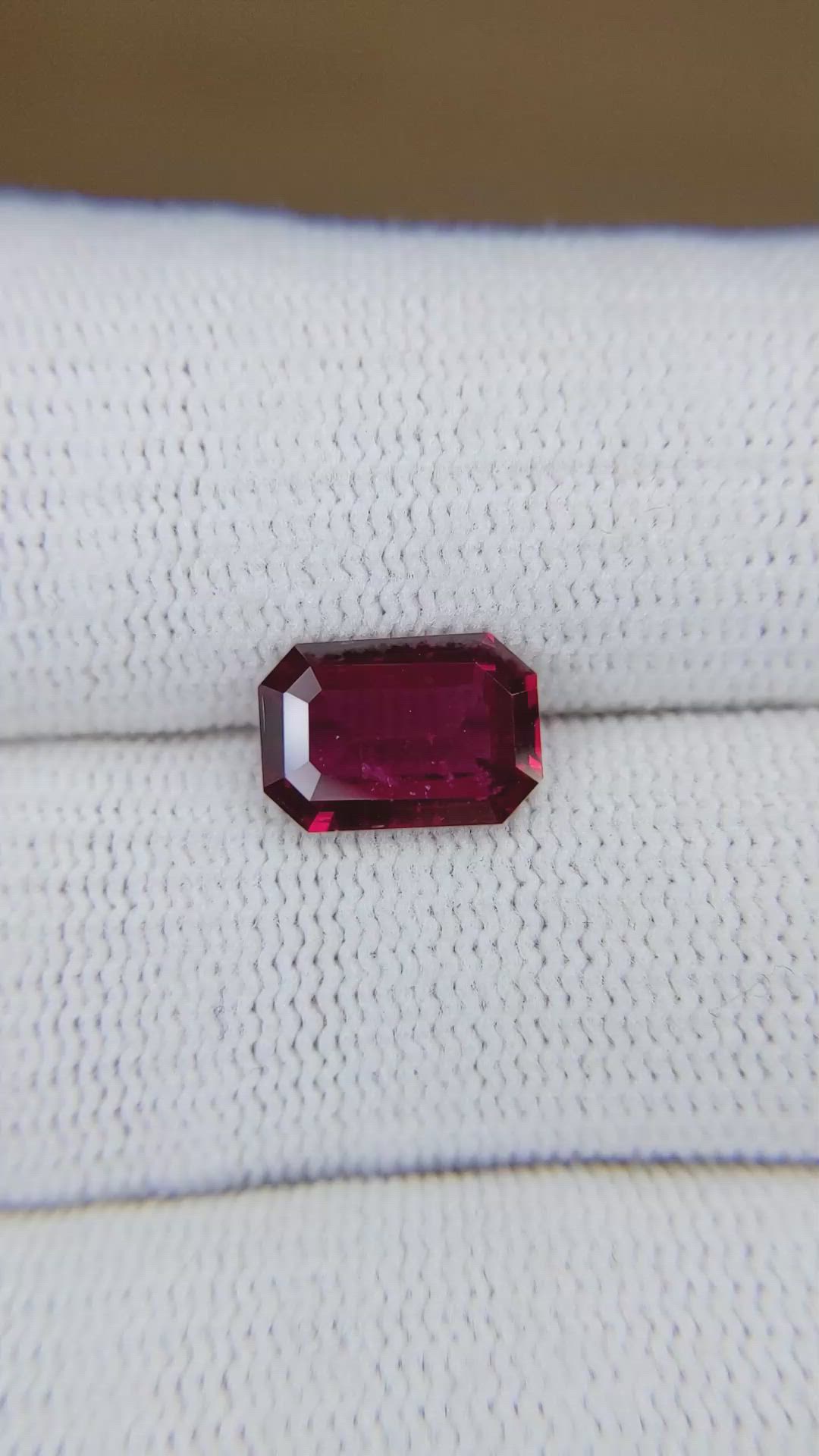 2.43 Ct. Ruby from Mozambique Size Video