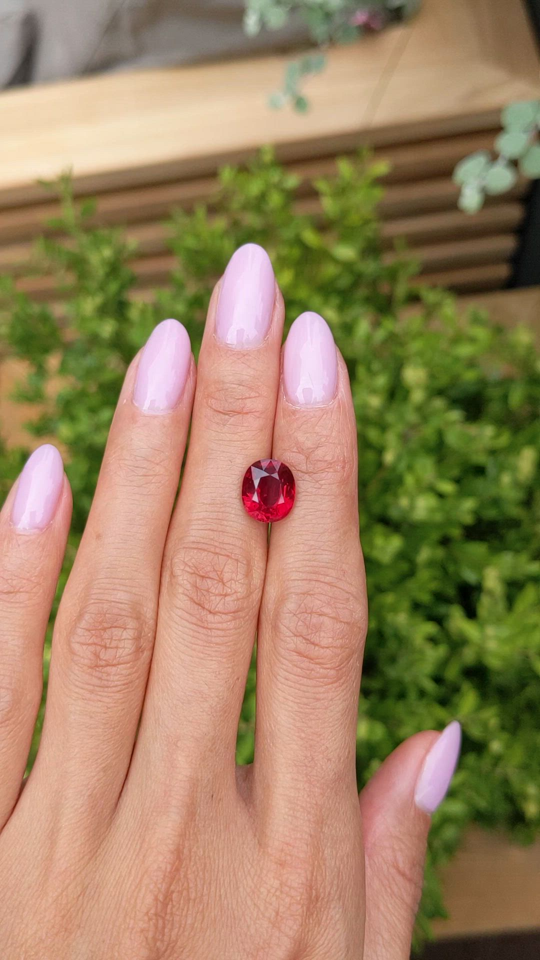 4.52 Ct. Ruby from Mozambique Size Video
