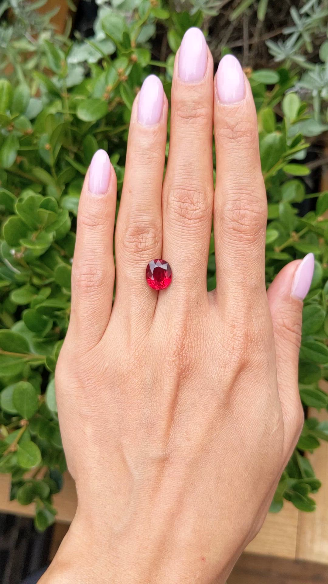 4.52 Ct. Ruby from Mozambique Size Video