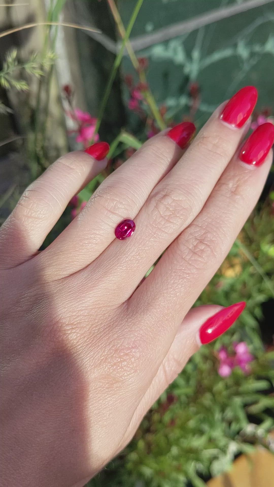 1.10 Ct. Ruby from Burma (Myanmar) Size Video