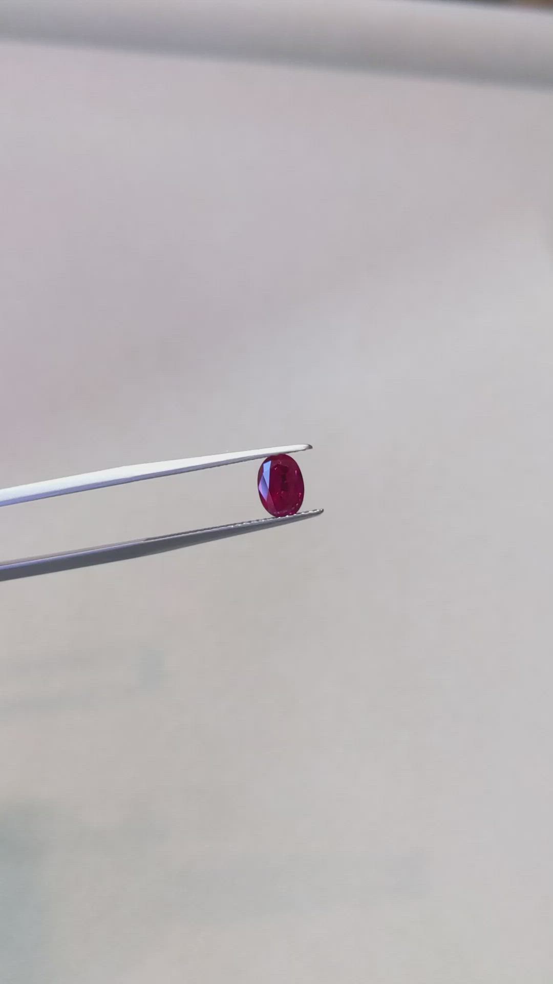 1.10 Ct. Ruby from Burma (Myanmar) Size Video