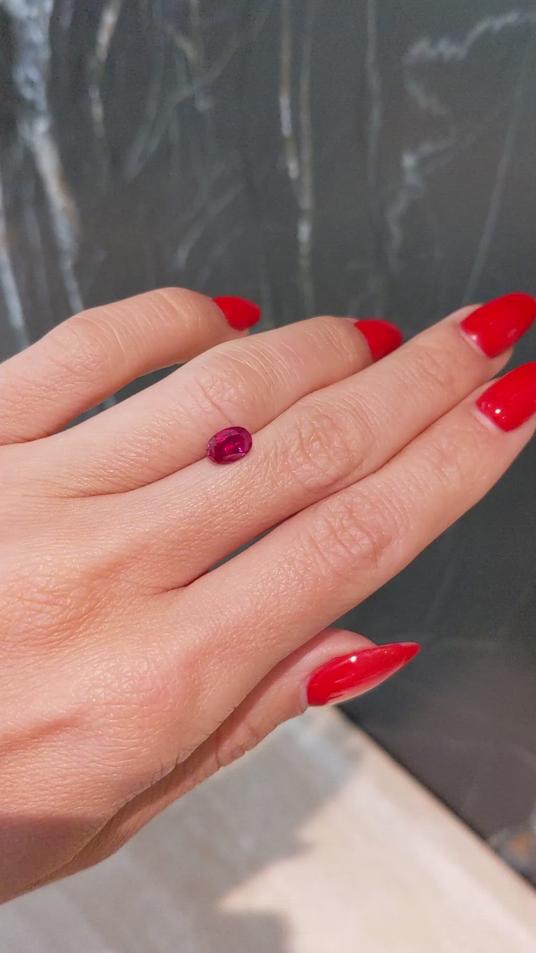 1.10 Ct. Ruby from Burma (Myanmar) Size Video