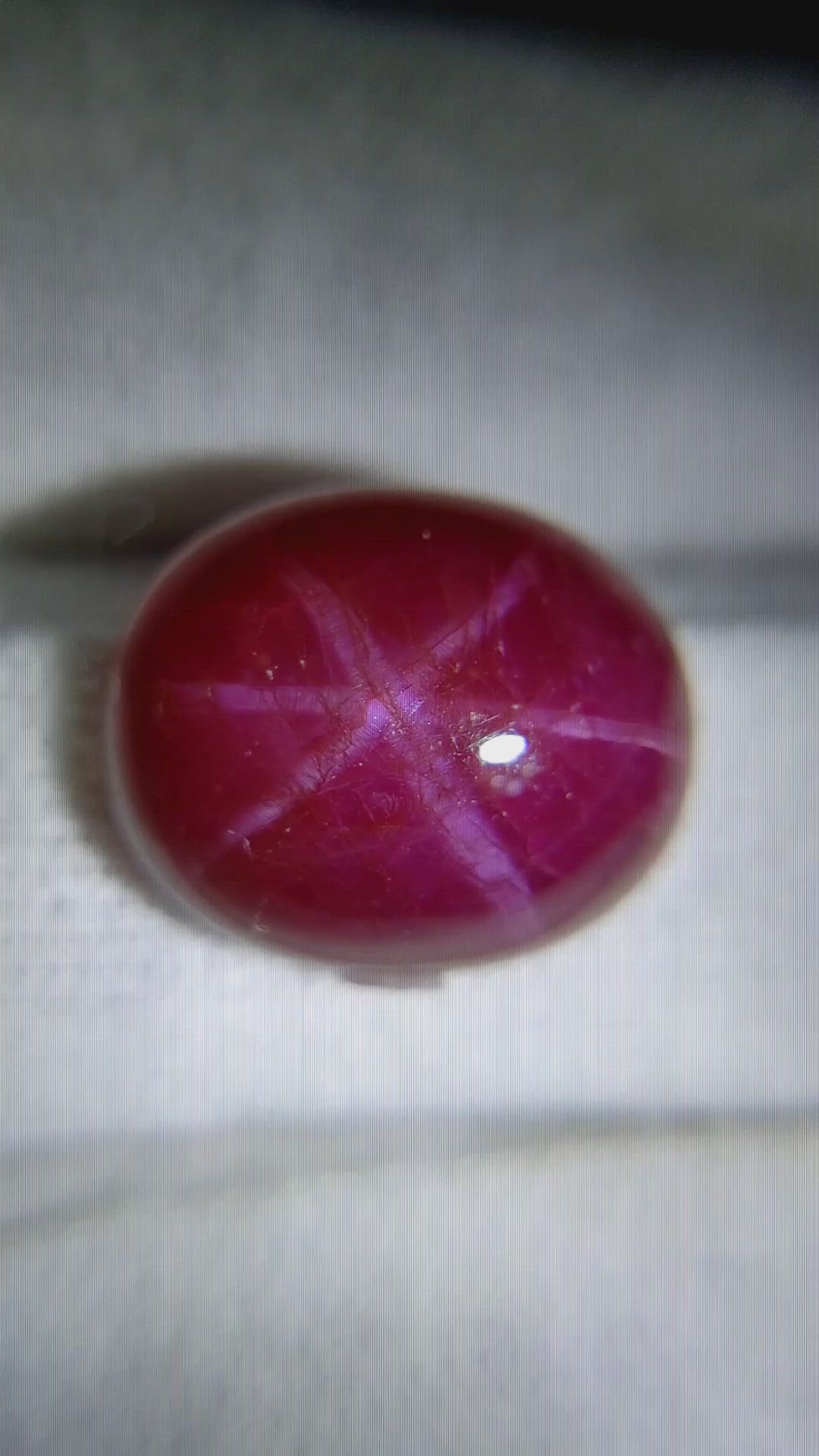 14.99 Ct. Star Ruby from Burma (Myanmar) Size Video
