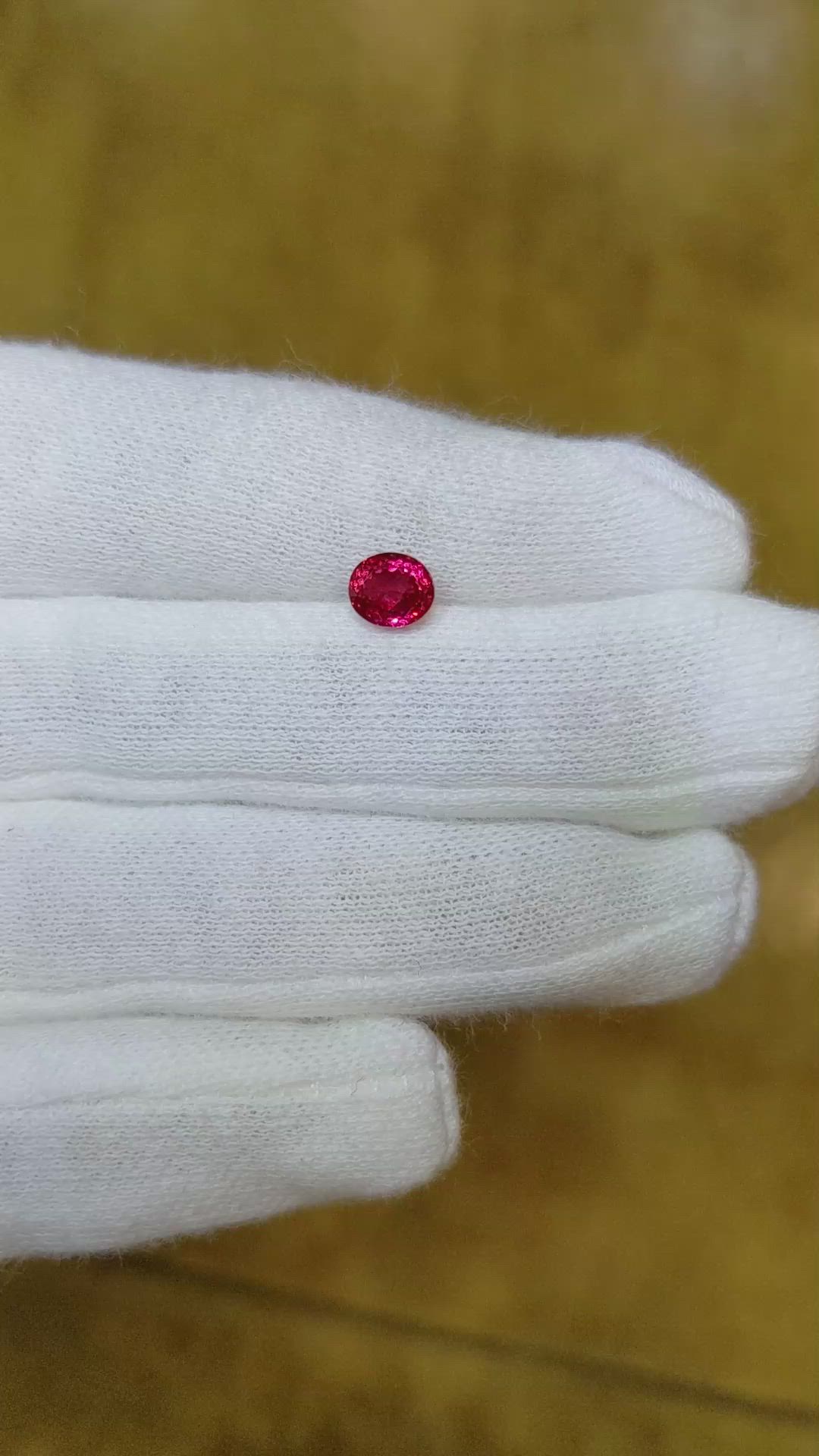 0.96 Ct. Ruby from Thailand Size Video